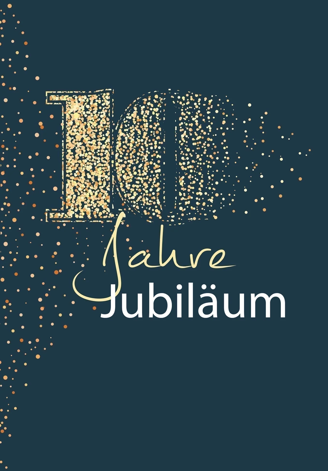 10 Jahre Jubiläum - Blau Gold - Image 2