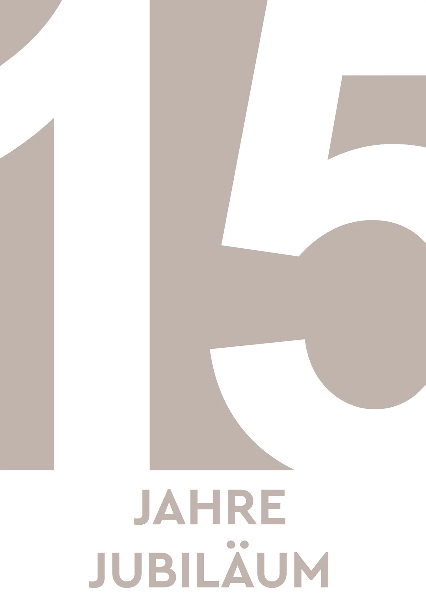 15 Jahre Jubiläum - Beige - Image 2