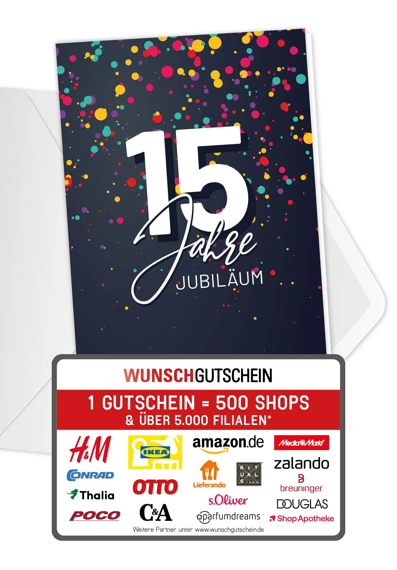 15 Jahre Jubiläum - Konfetti PDF