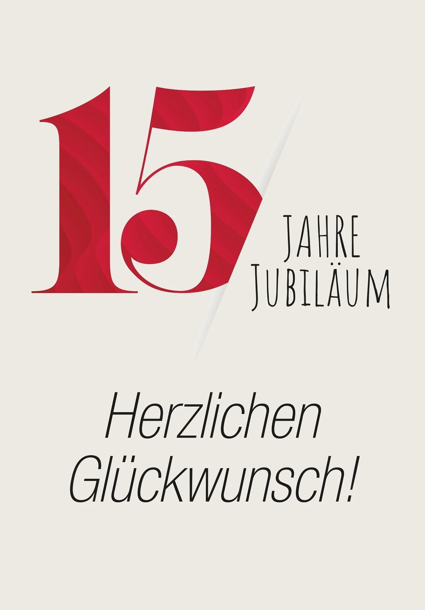 15 Jahre Jubiläum - Rot - Image 2