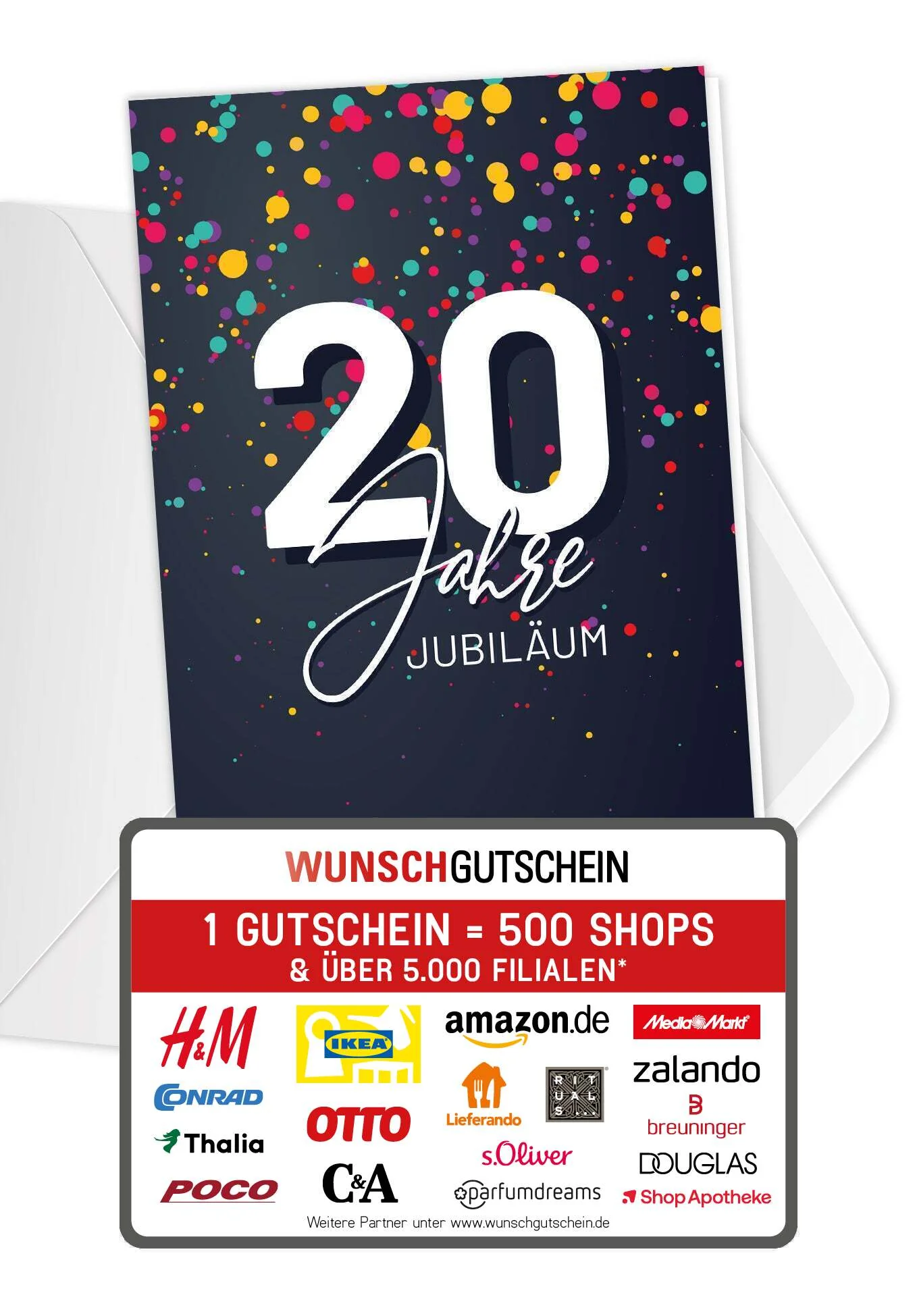 20 Jahre Jubiläum - Konfetti PDF