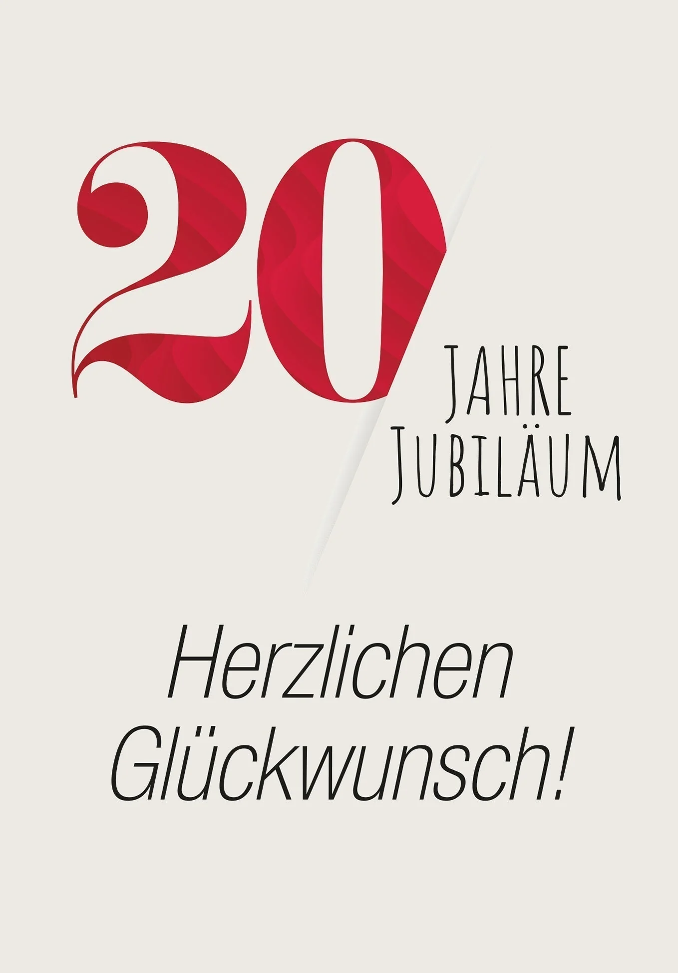 20 Jahre Jubiläum - Rot - Image 2