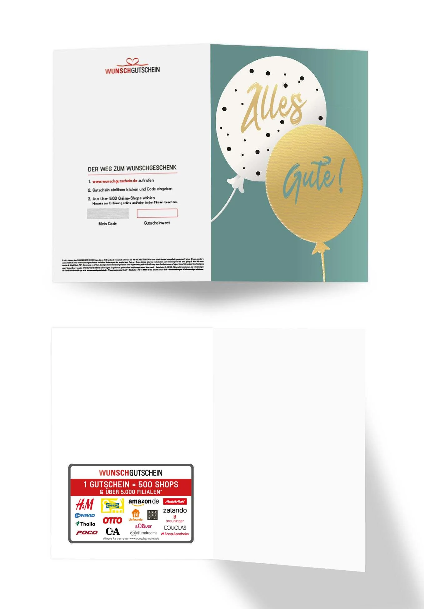Alles Gute - Ballons Gold PDF - Image 3