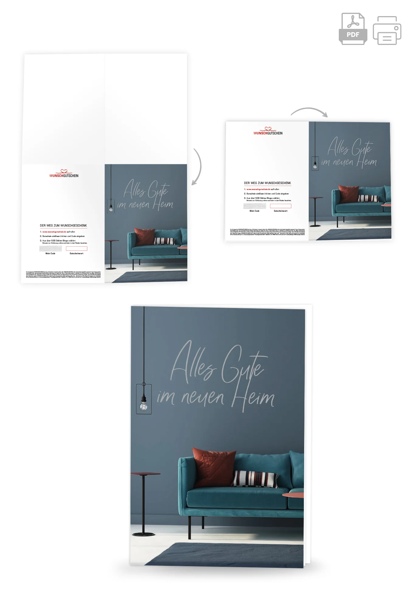 Alles Gute Heim - Sofa Blau - Image 4
