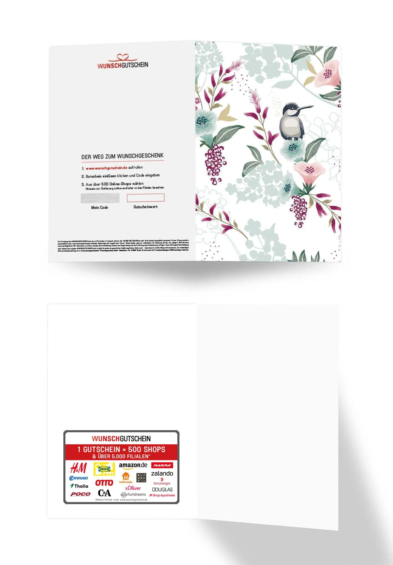 Blumen mit Vogel PDF - Image 3