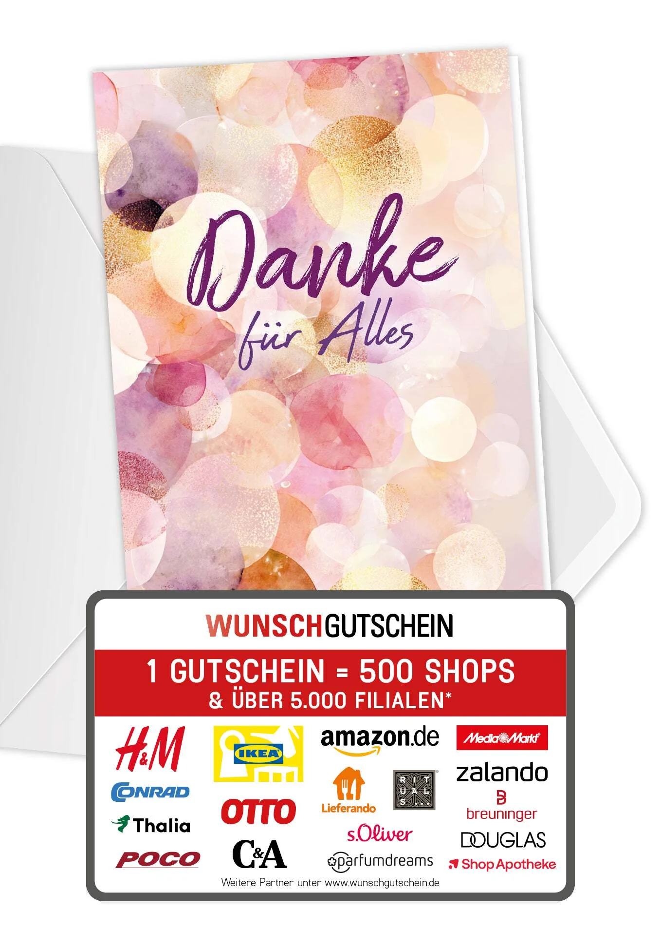 Danke für Alles - Lila Gold