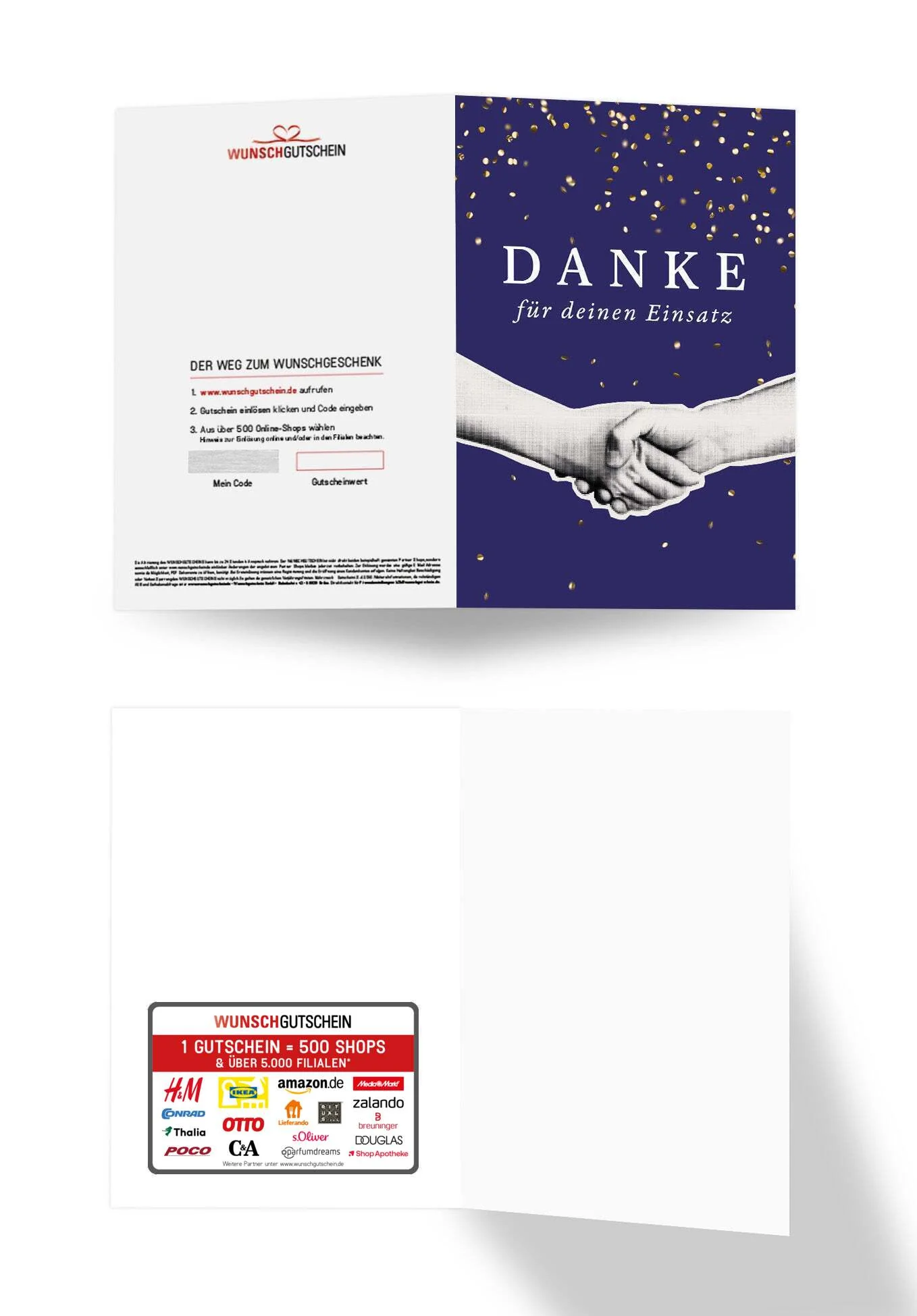 Danke für deinen Einsatz - Handschlag Blau PDF - Image 3