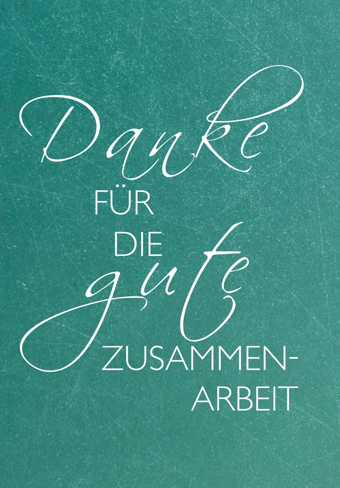 Danke gute Zusammenarbeit - Grün - Image 2