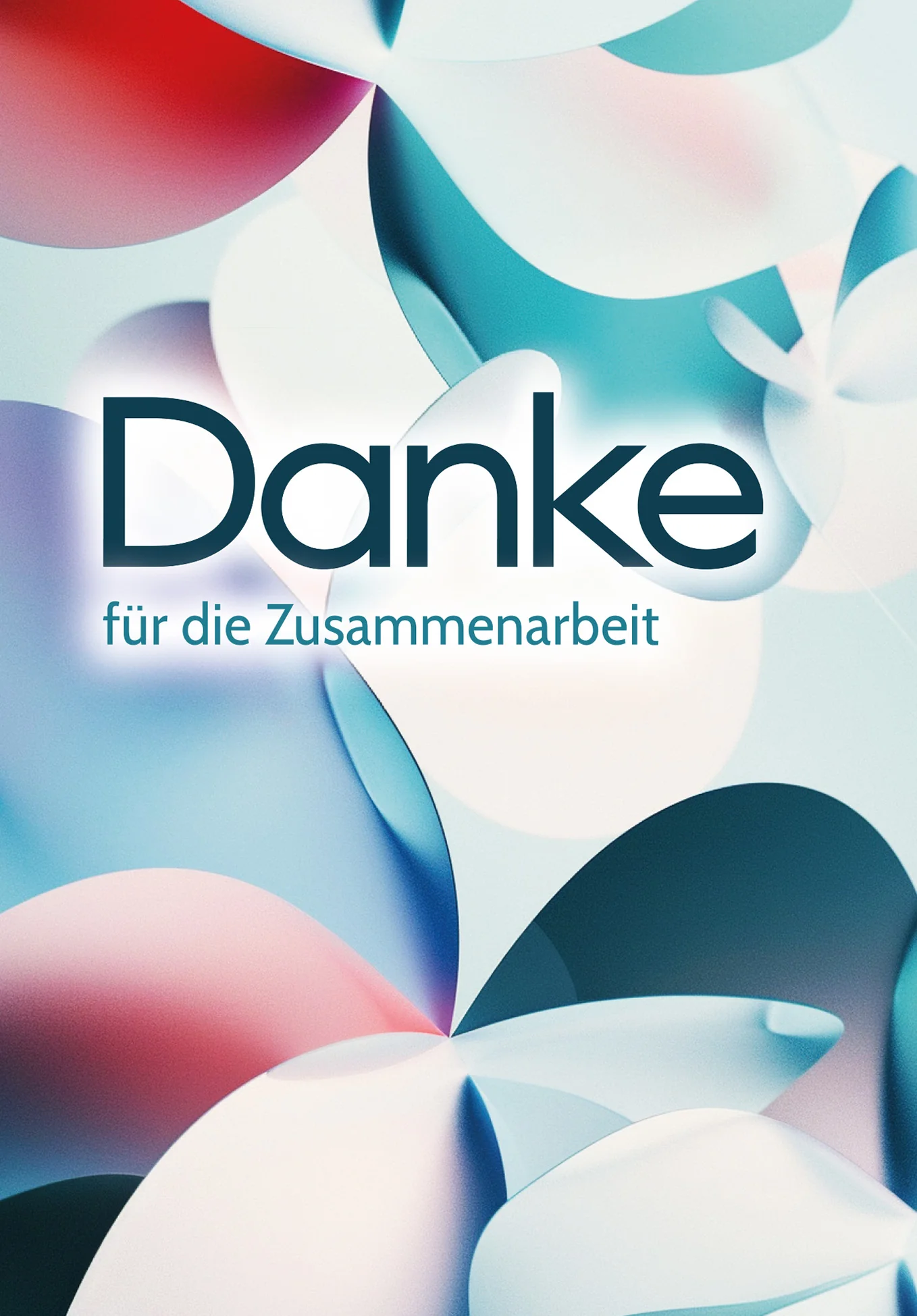 Danke Zusammenarbeit - Weiß Blau - Image 2