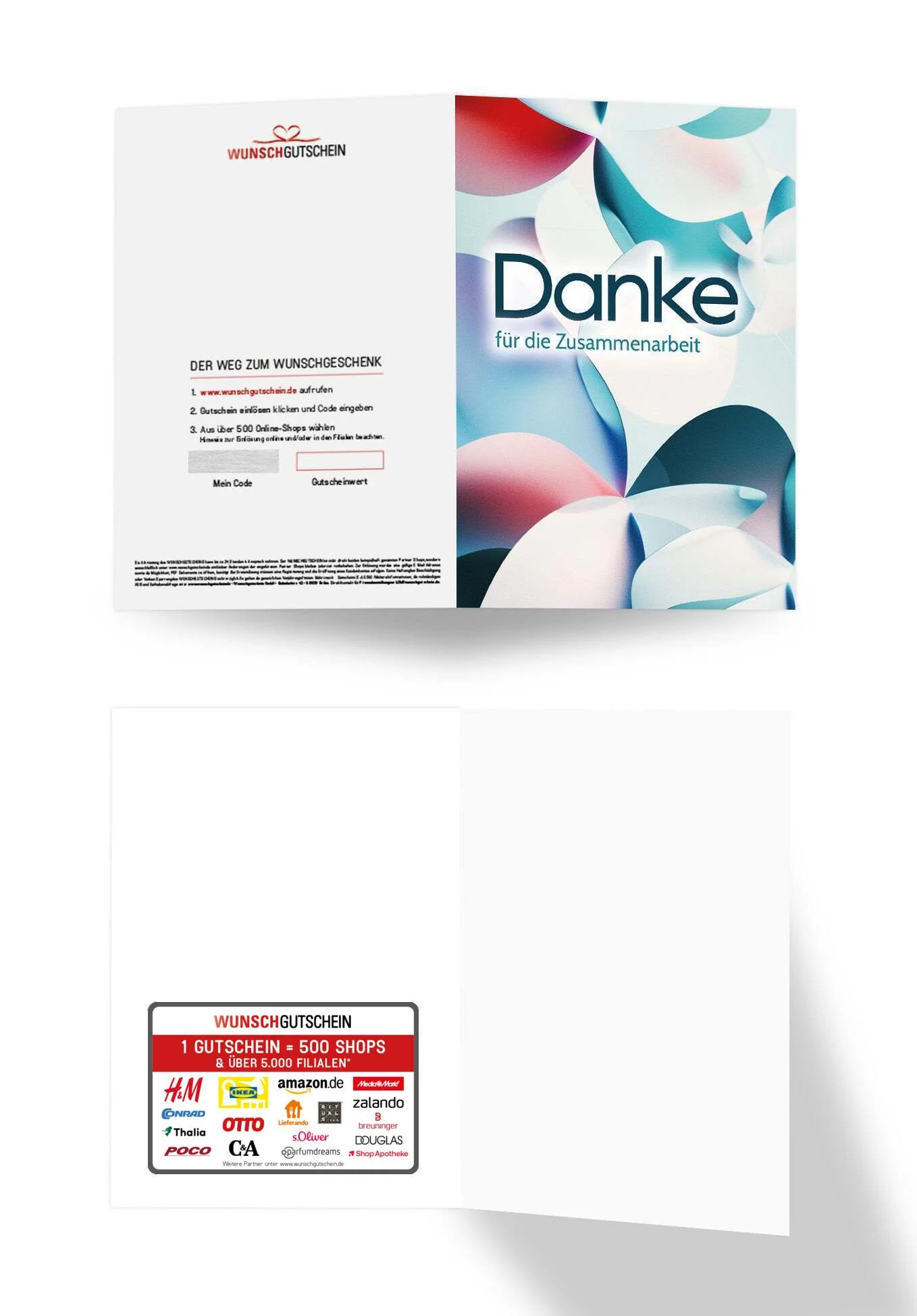 Danke Zusammenarbeit - Weiß Blau - Image 3