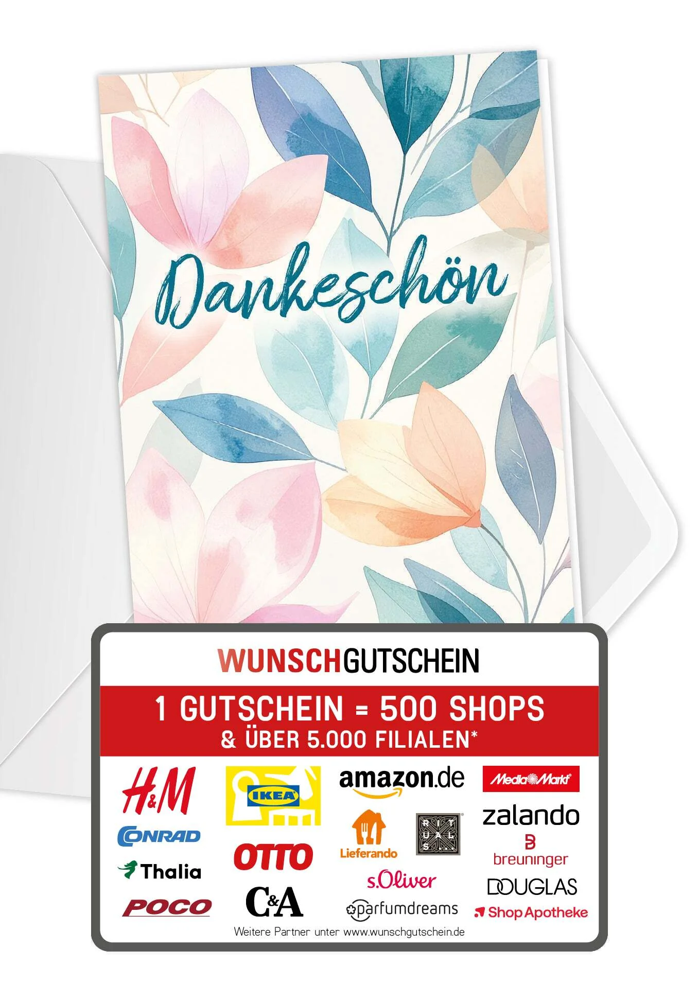 Dankeschön - Blätter Bunt PDF