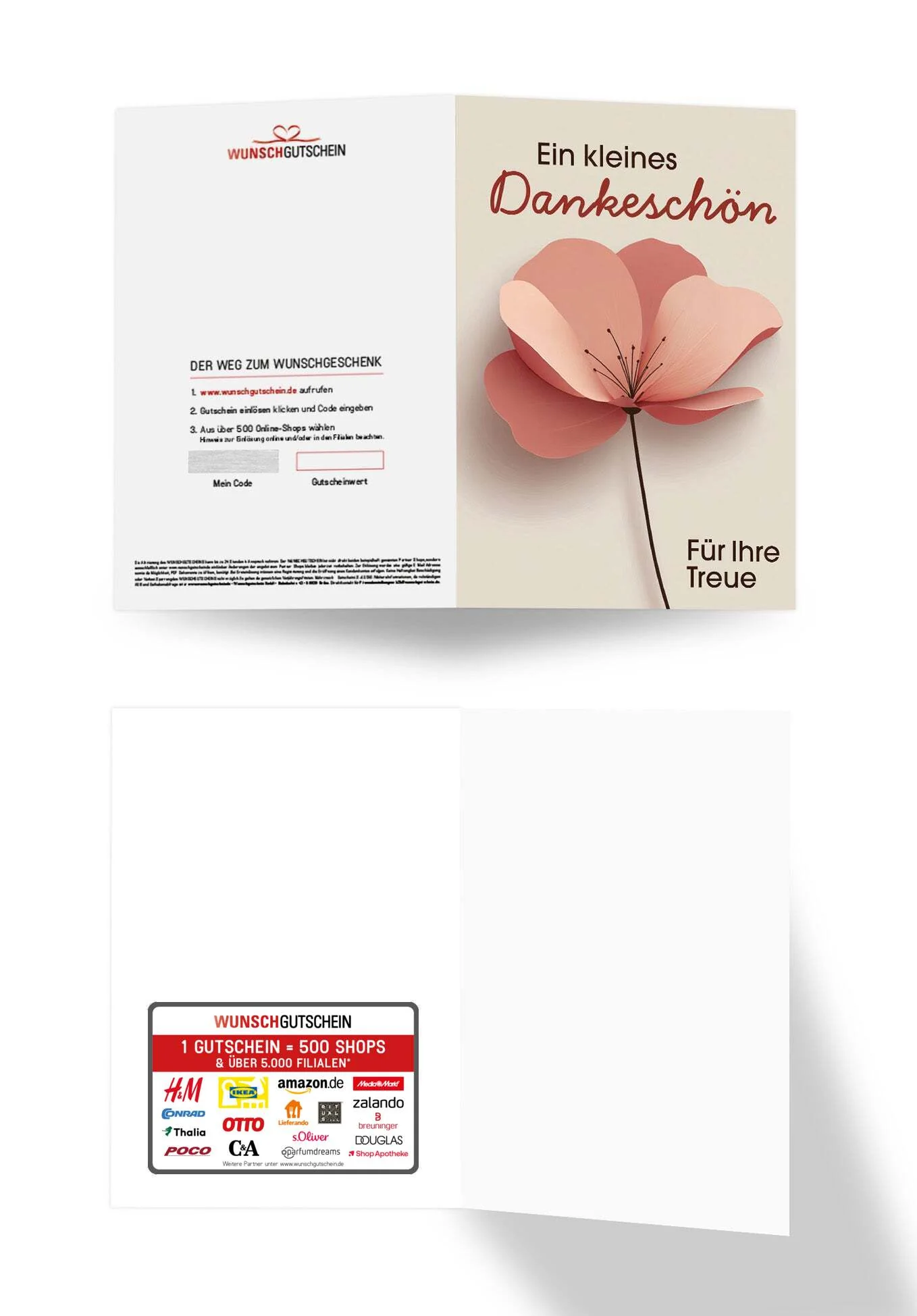 Dankeschön für Ihre Treue - Blume Beige PDF - Image 3