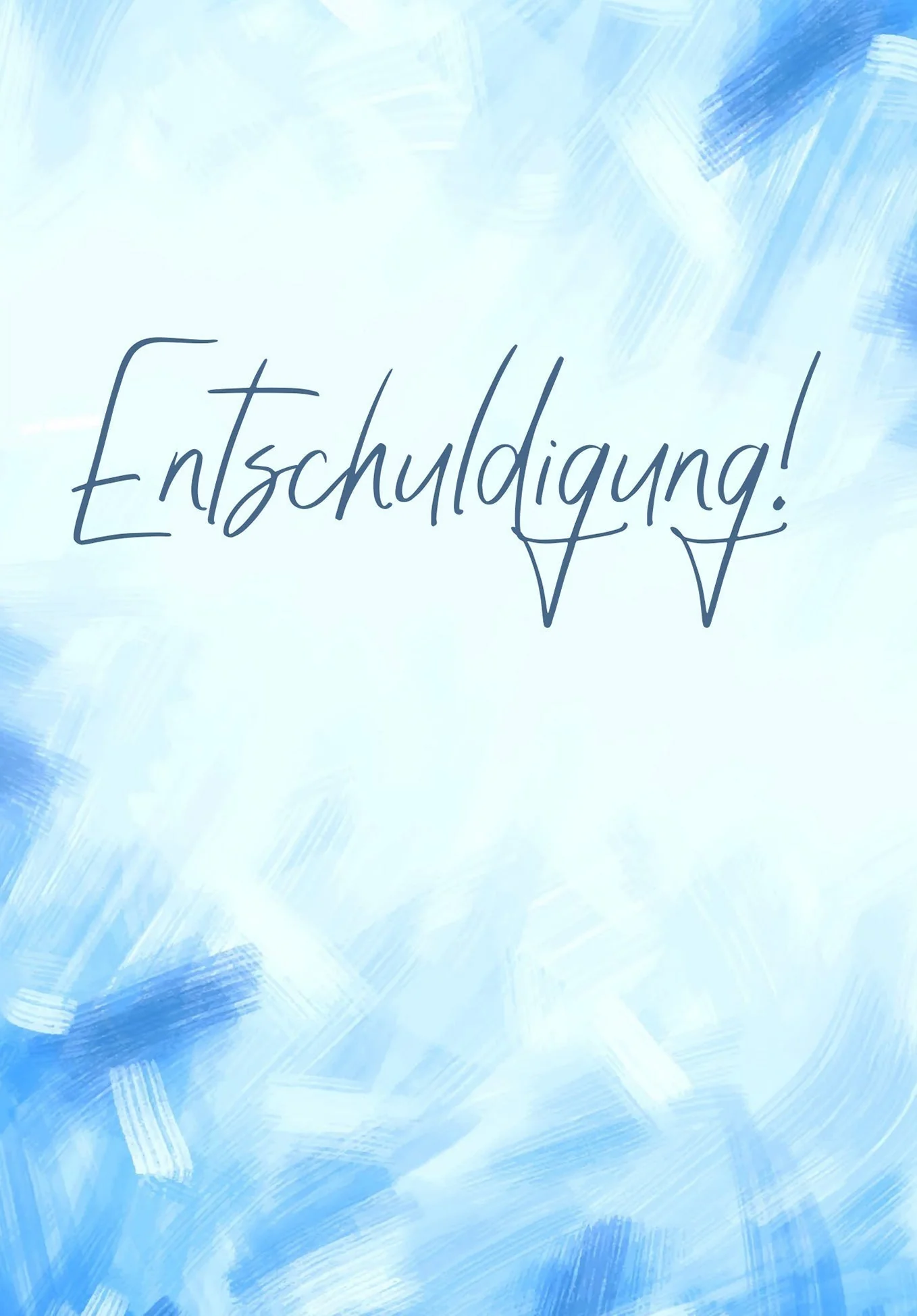 Entschuldigung - Blau - Image 2