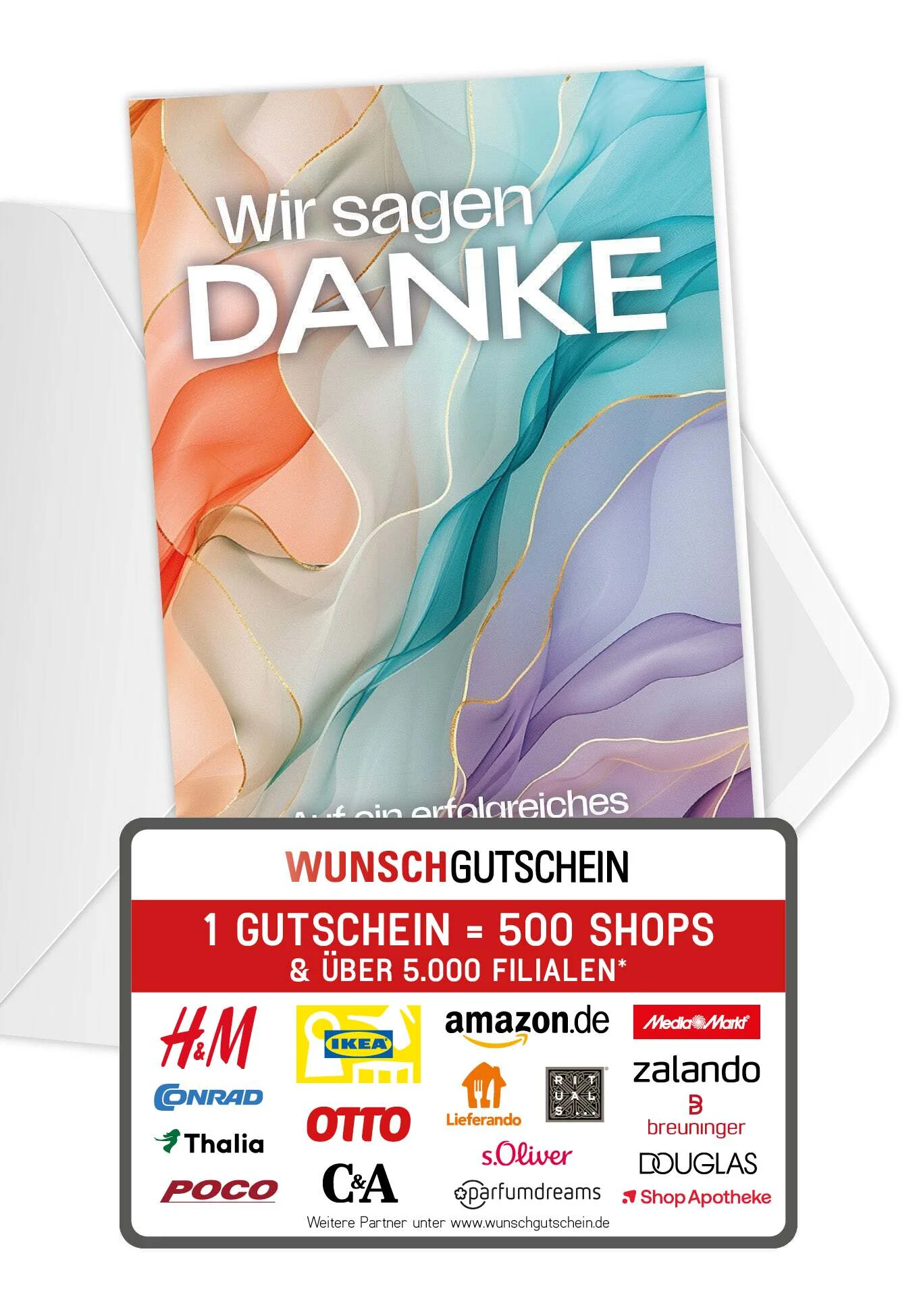 Erfolgreiches neues Jahr - Bunte Tücher