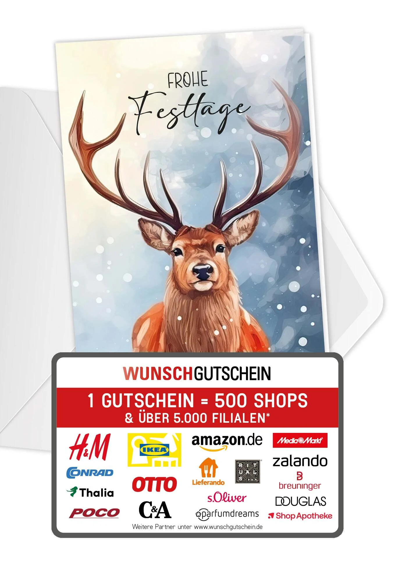 Frohe Festtage - Hirsch PDF