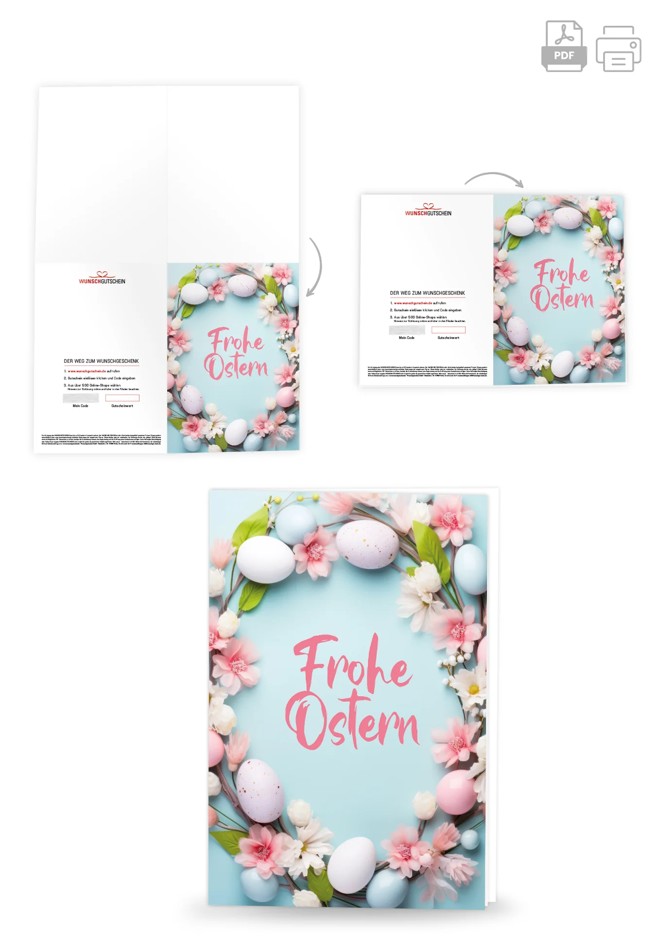 Frohe Ostern - Blumenkranz - Image 4