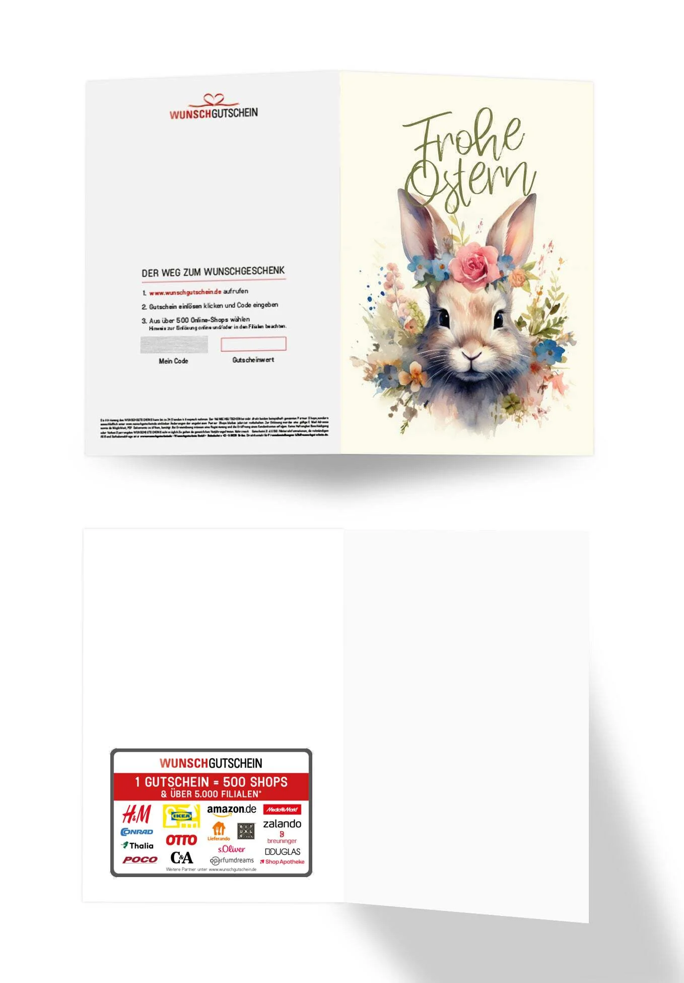 Frohe Ostern - Hase Blumen PDF - Image 3