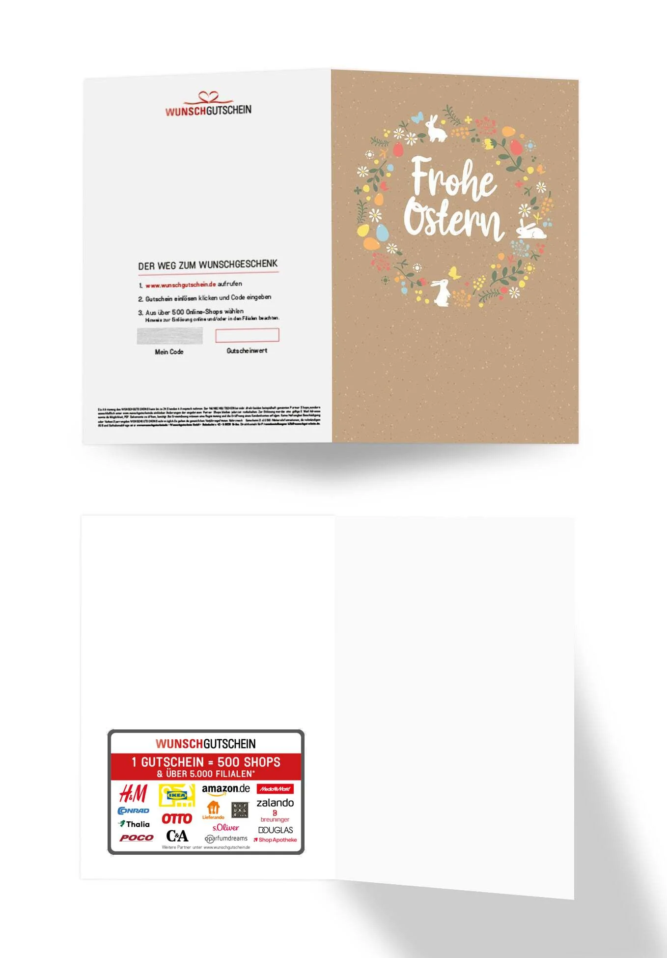 Frohe Ostern - Kranz Beige - Image 3