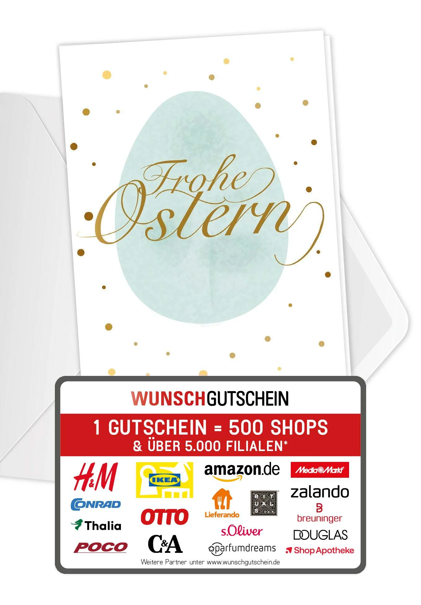 Frohe Ostern - Osterei Gold PDF
