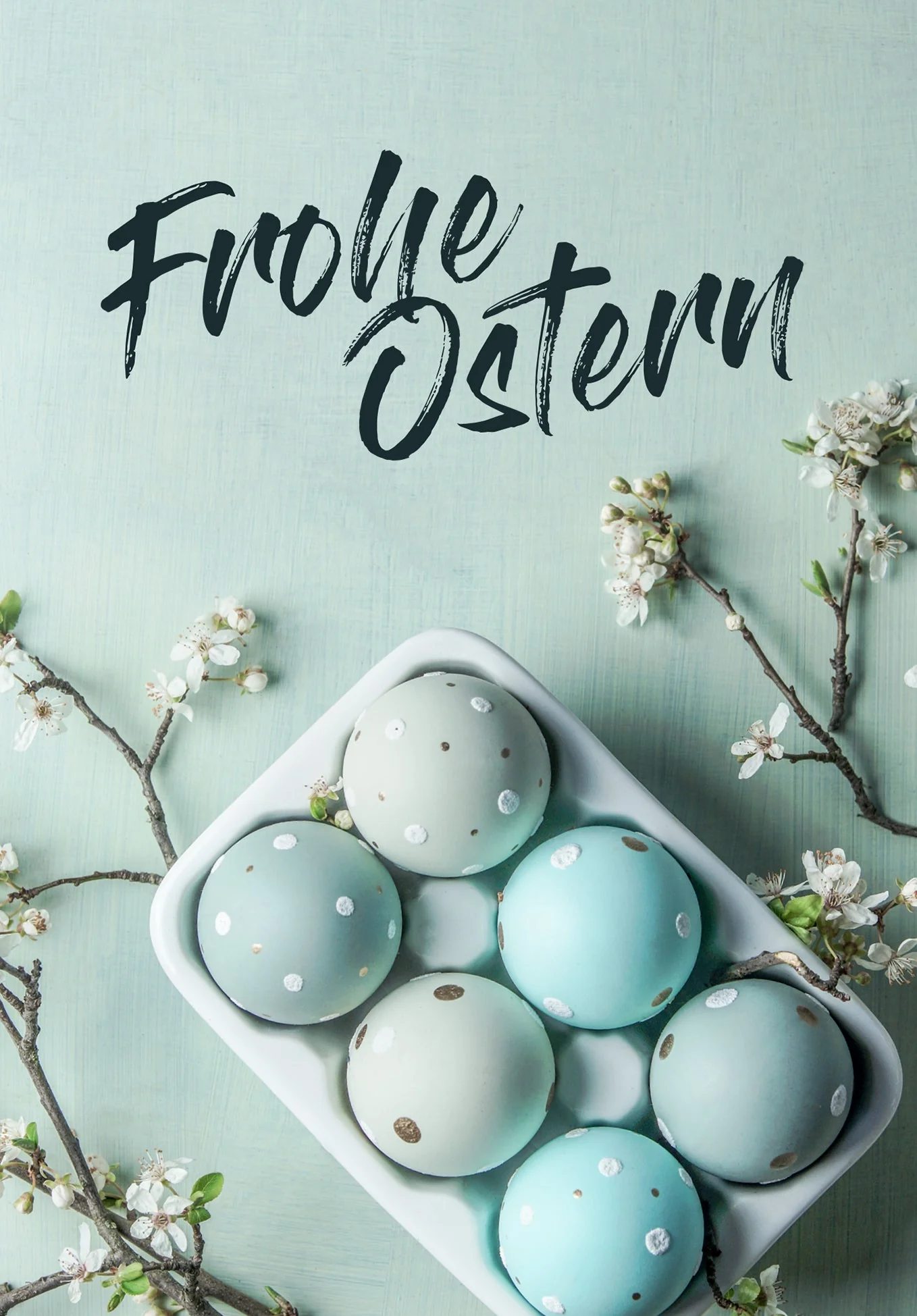 Frohe Ostern - Ostereier Blau - Image 2