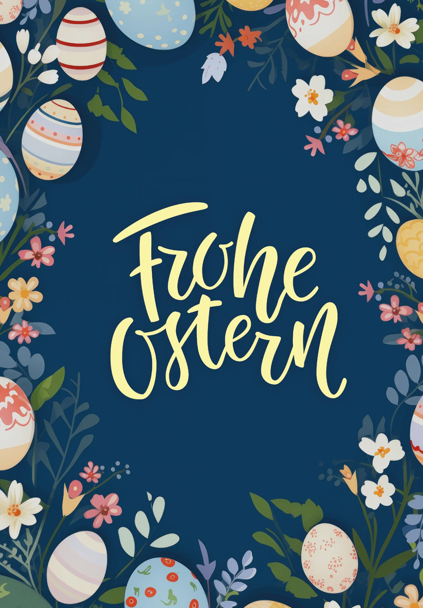 Frohe Ostern - Ostereier Blumen PDF - Image 2