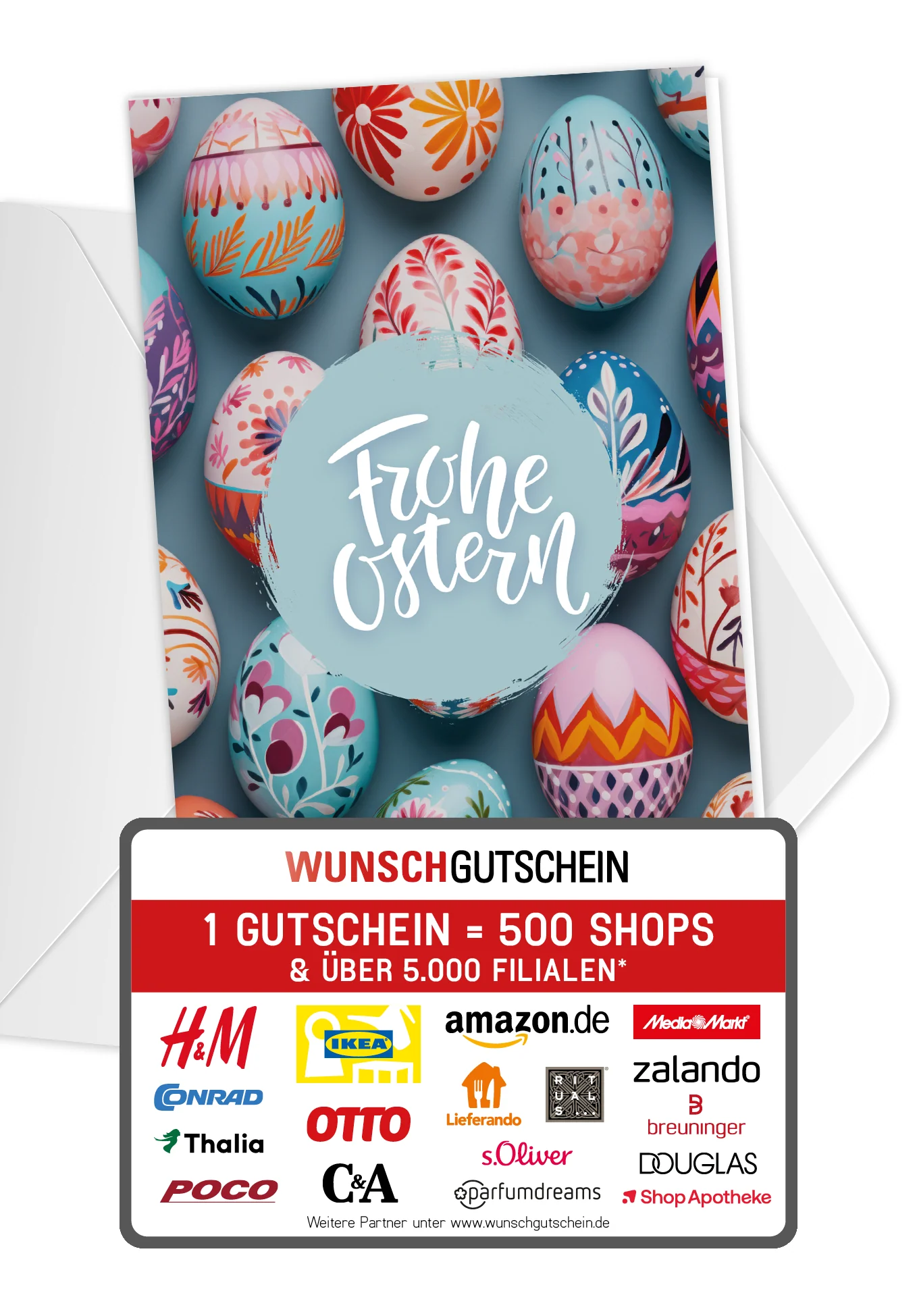 Frohe Ostern - Ostereier Bunt