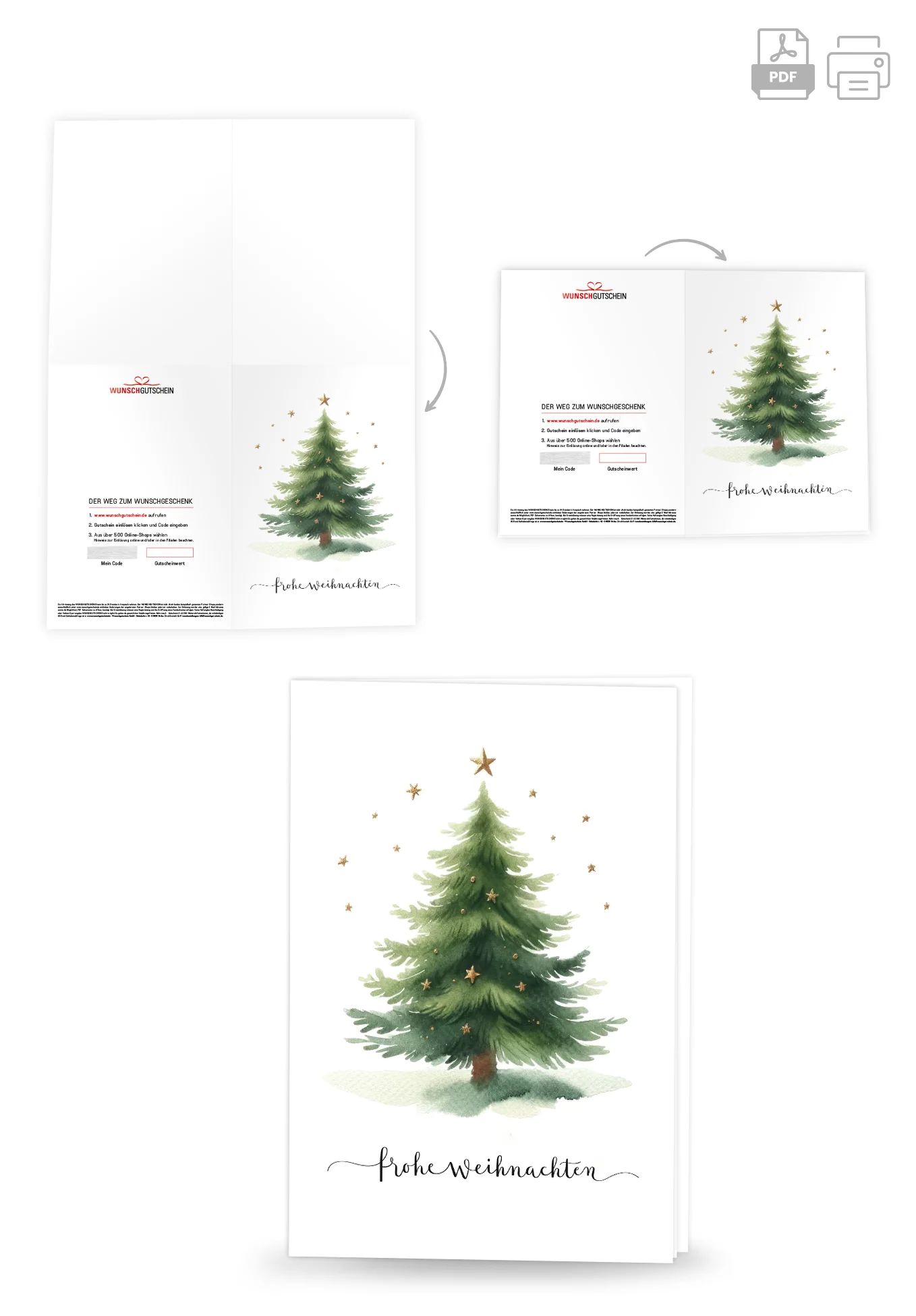 Frohe Weihnachen - Tannenbaum Sterne - Image 4