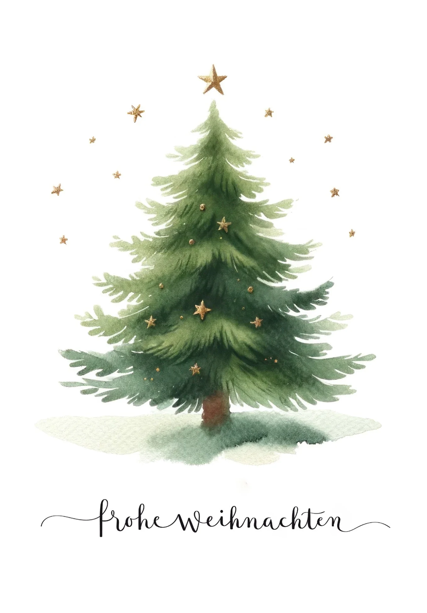 Frohe Weihnachen - Tannenbaum Sterne PDF - Image 2