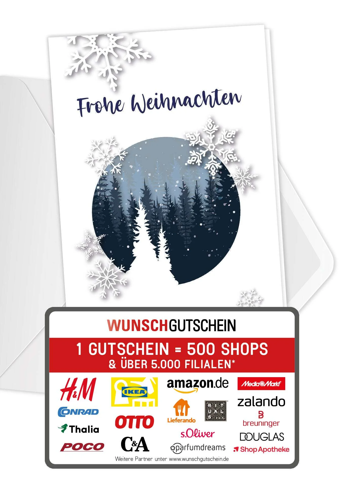 Frohe Weihnachten - Schneekugel PDF