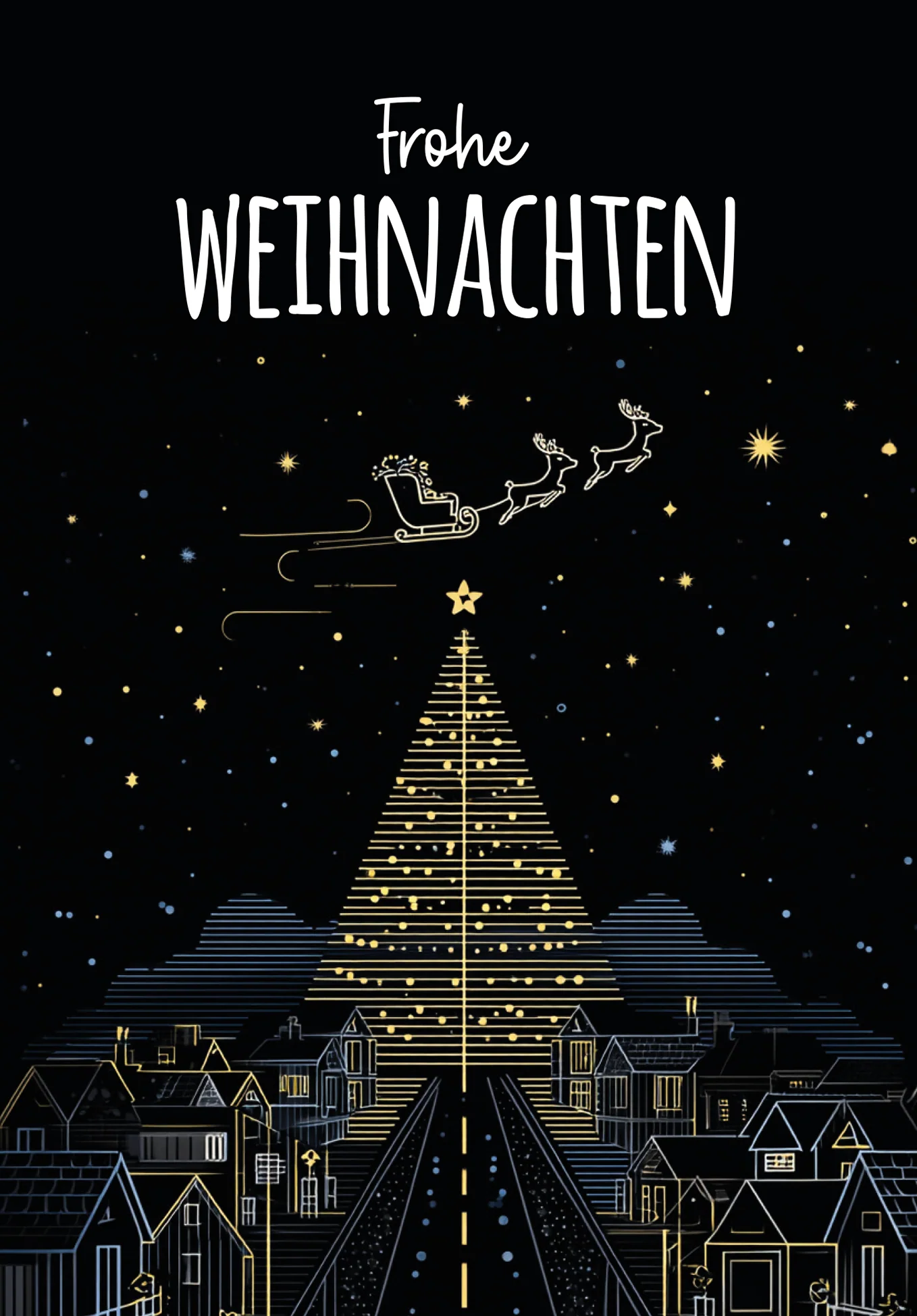 Frohe Weihnachten - Stadt Tannenbaum PDF - Image 2