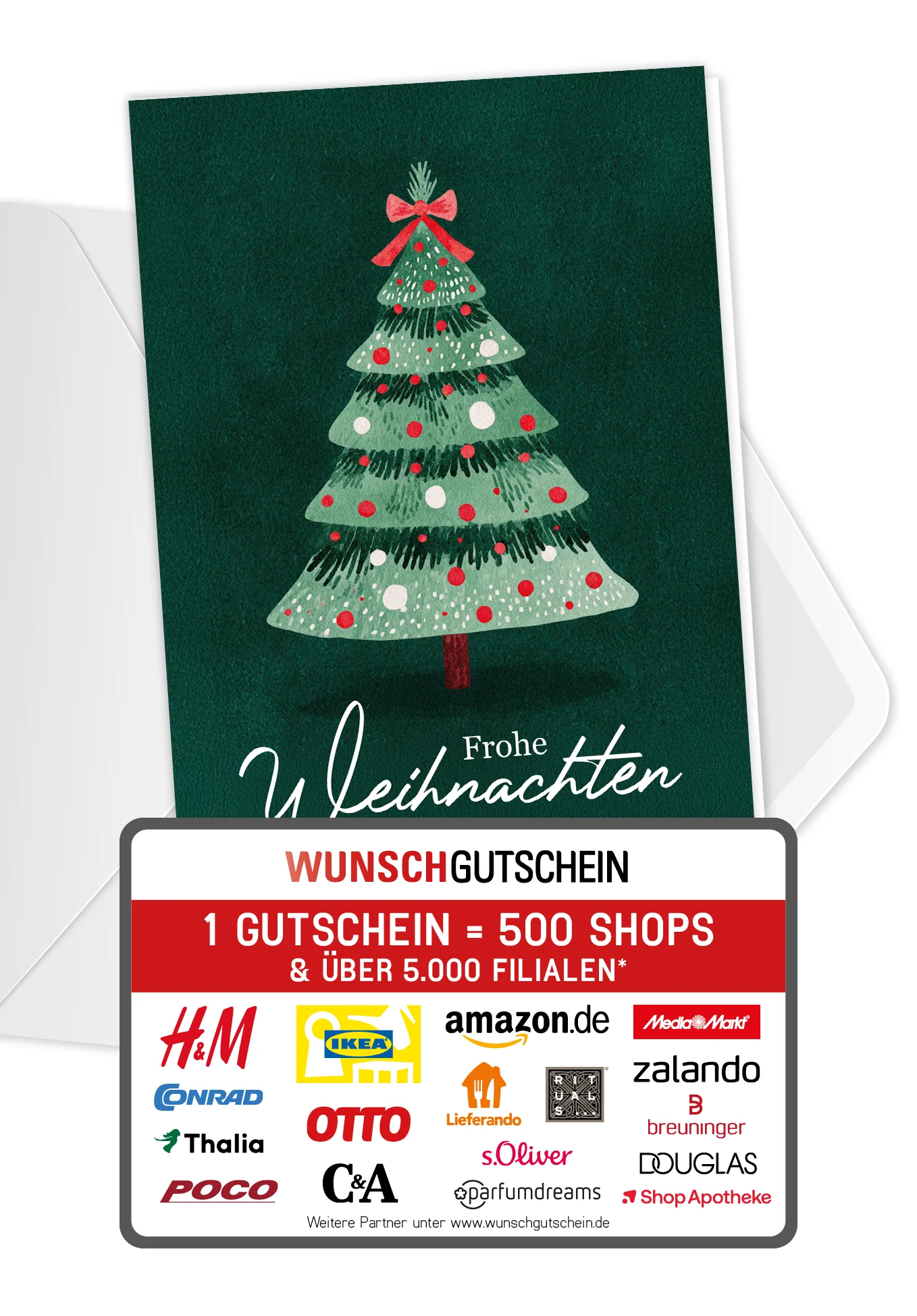 Frohe Weihnachten - Tannenbaum Grün PDF