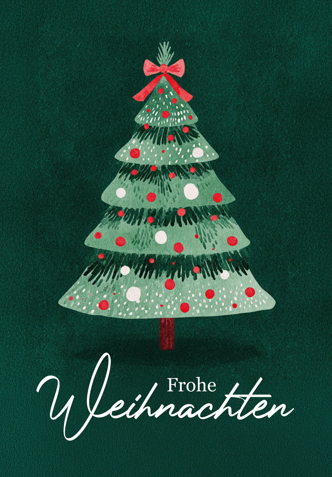 Frohe Weihnachten - Tannenbaum Grün PDF - Image 2