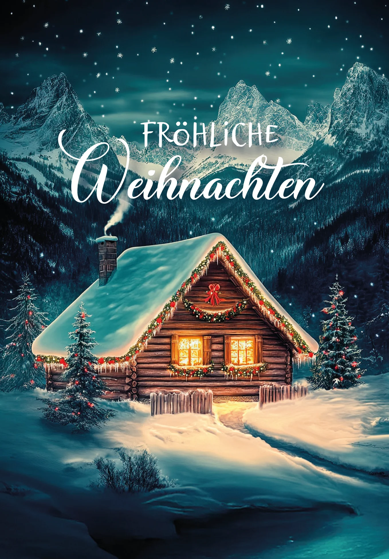 Fröhliche Weihnachten - Berghütte - Image 2