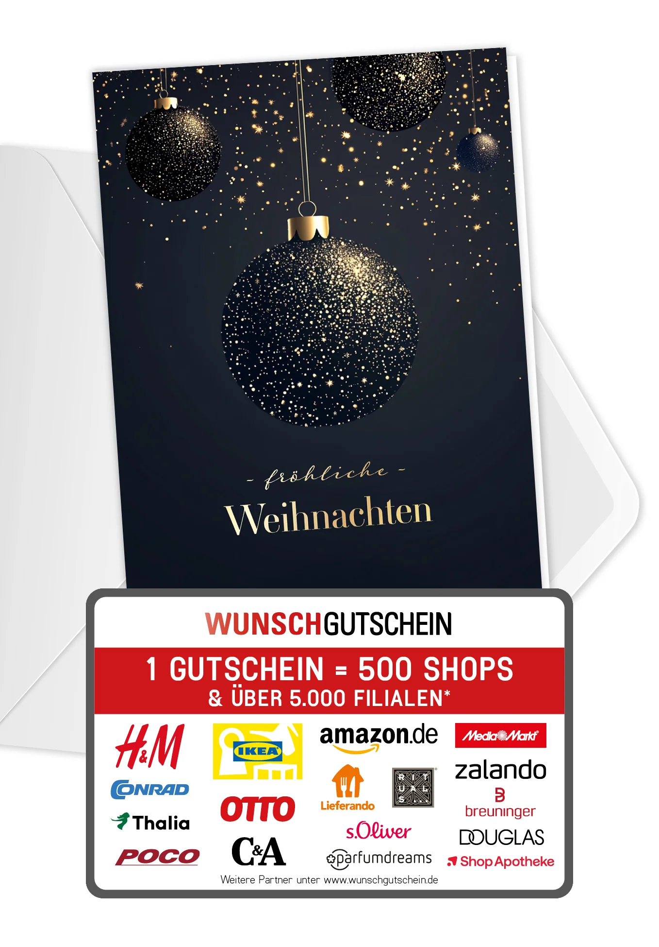 Fröhliche Weihnachten - Christbaumkugeln PDF