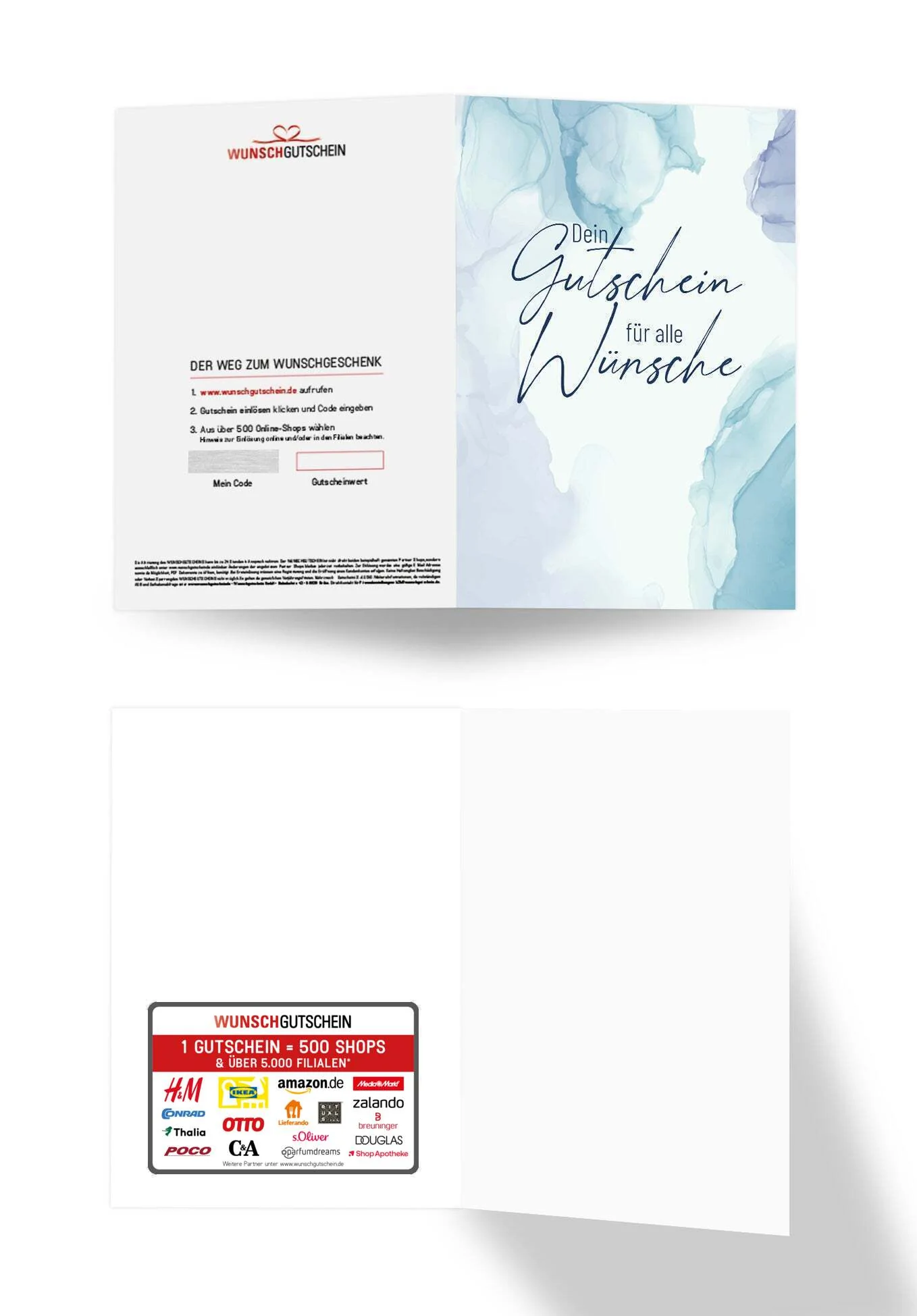 Für alle Wünsche - Aquarell Blau PDF - Image 3