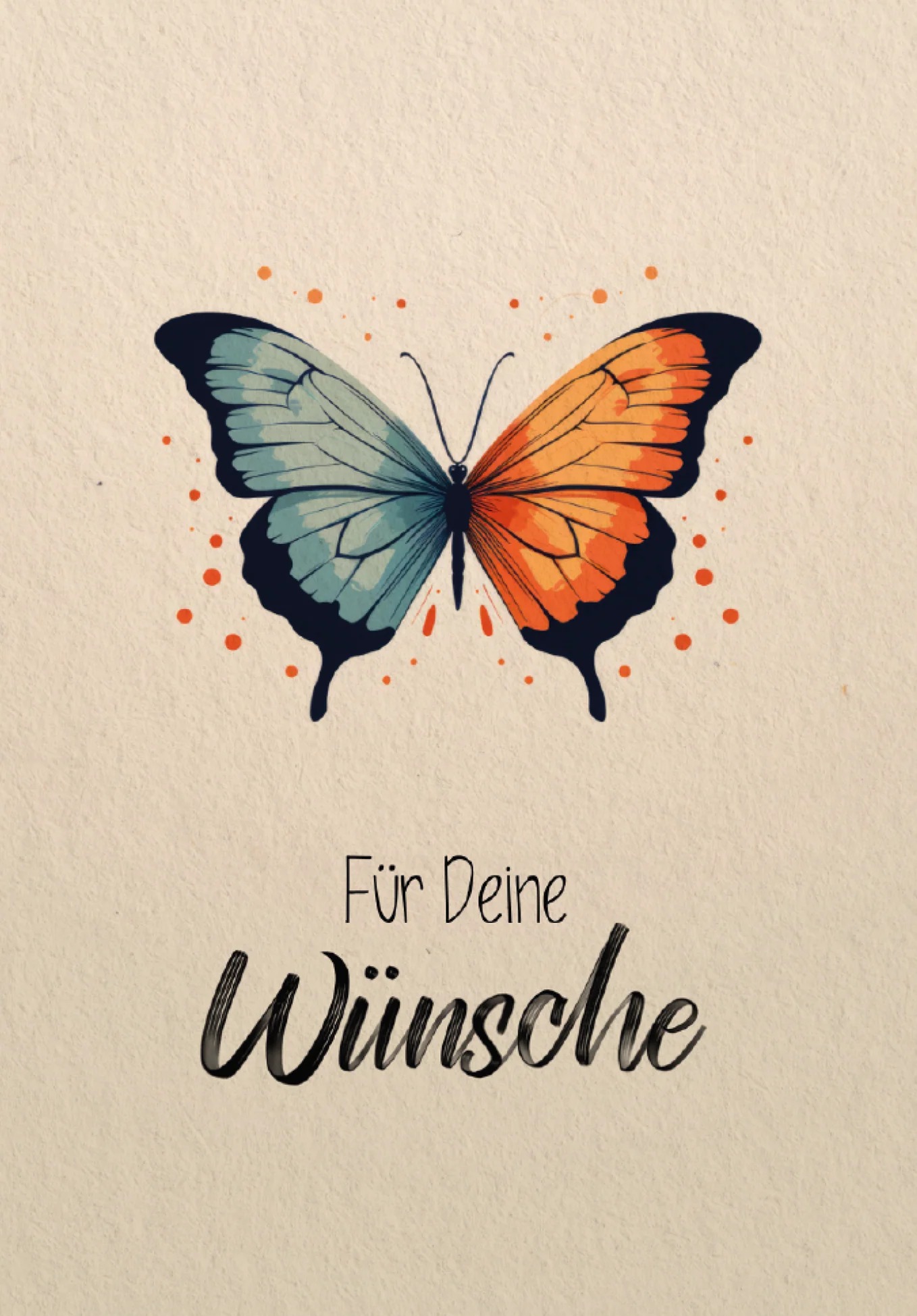 Für deine Wünsche - Schmetterling PDF - Image 2
