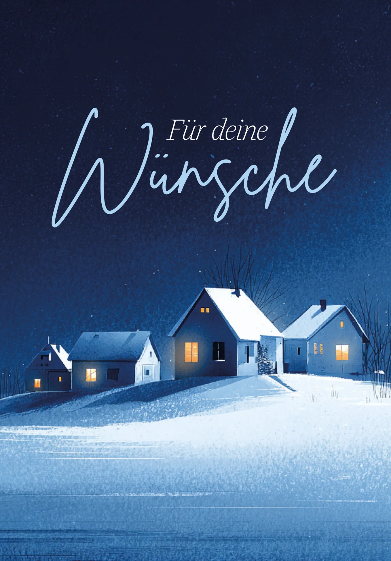 Für deine Wünsche - Winterstadt Blau - Image 2