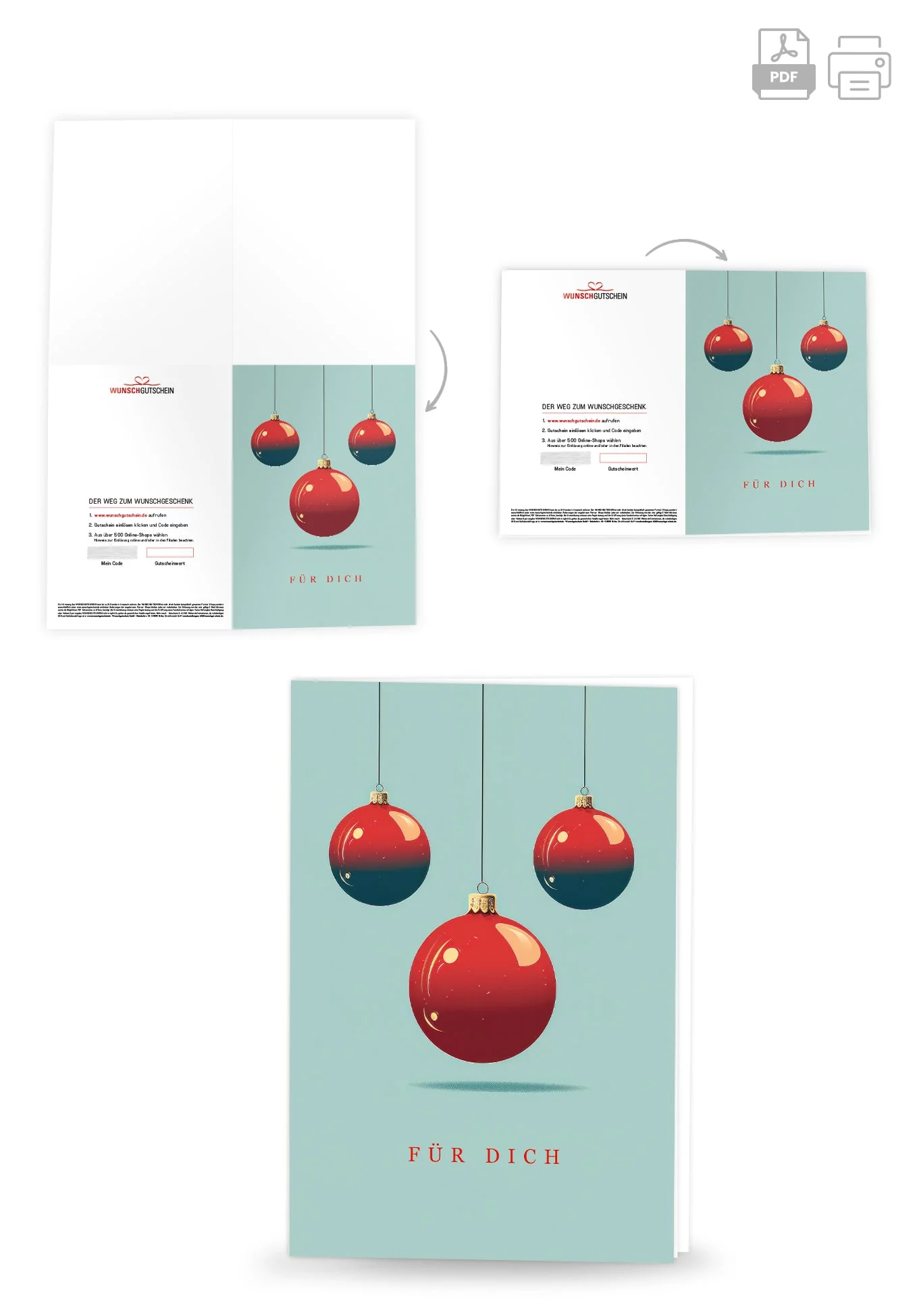 Für Dich - Weihnachtskugeln PDF - Image 4