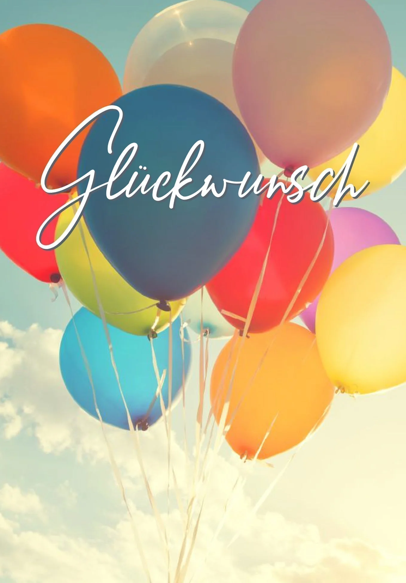 Glückwunsch - Bunte Ballons - Image 2