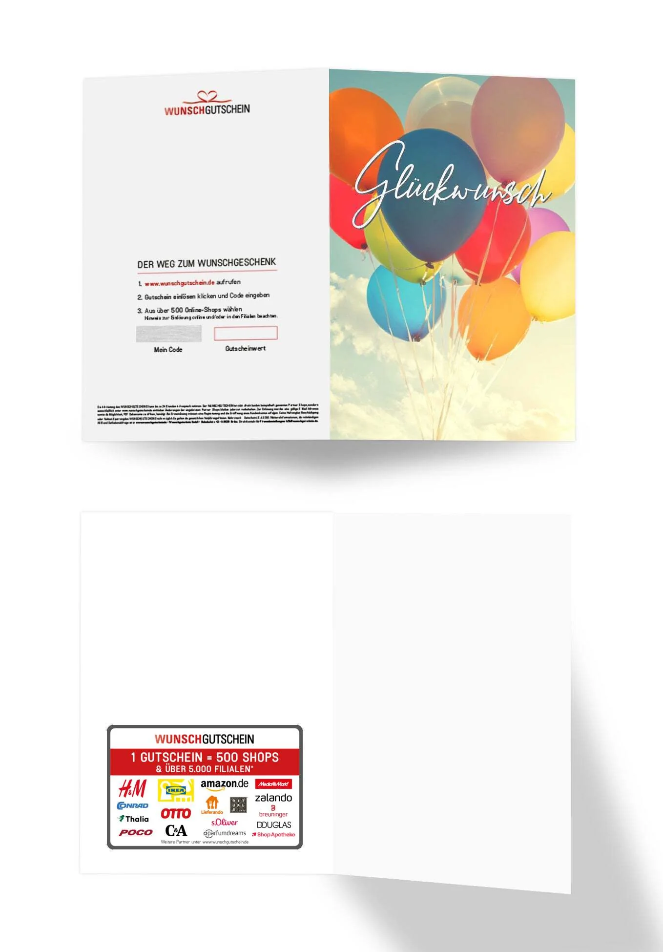 Glückwunsch - Bunte Ballons PDF - Image 3