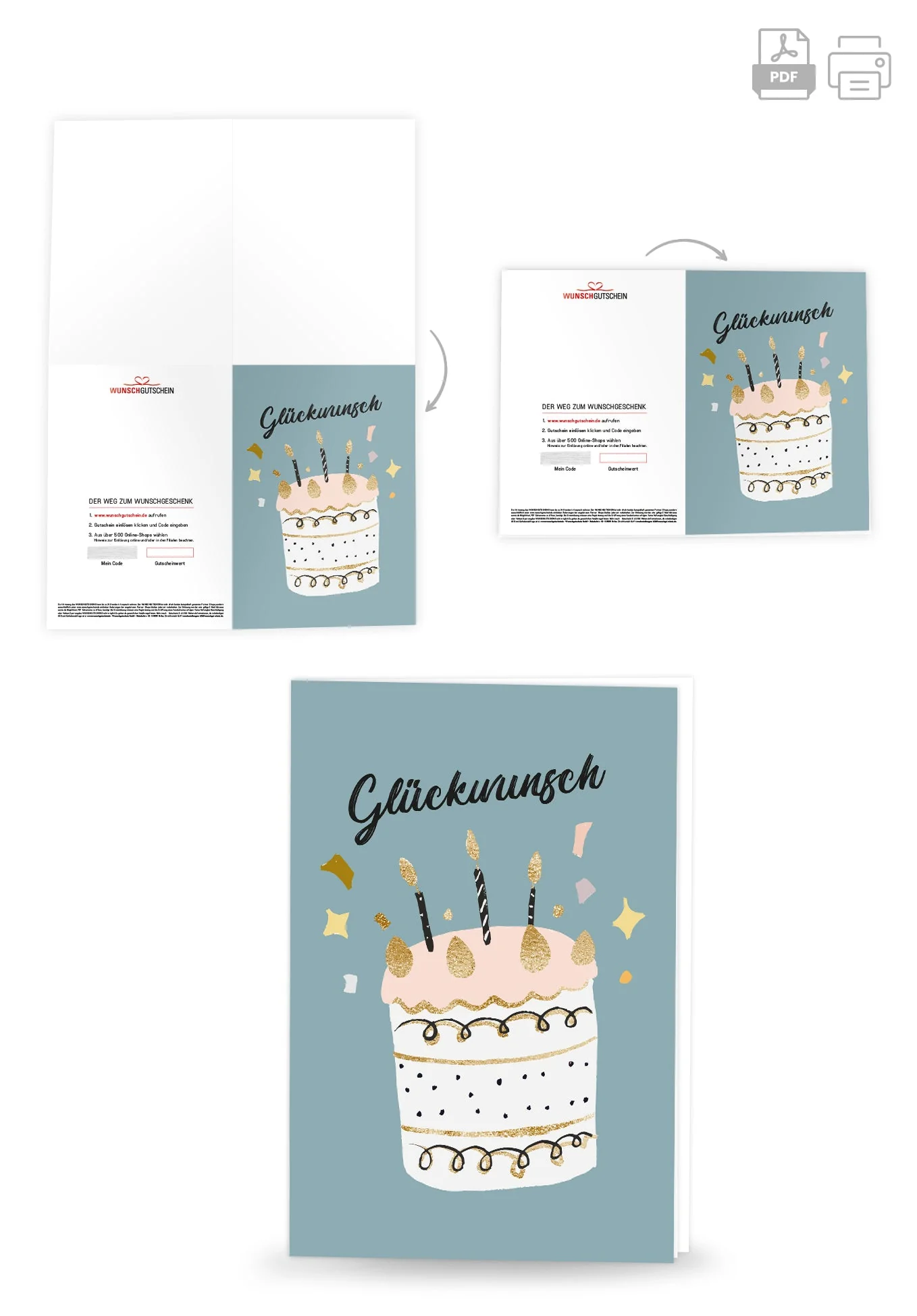 Glückwunsch - Torte PDF - Image 4
