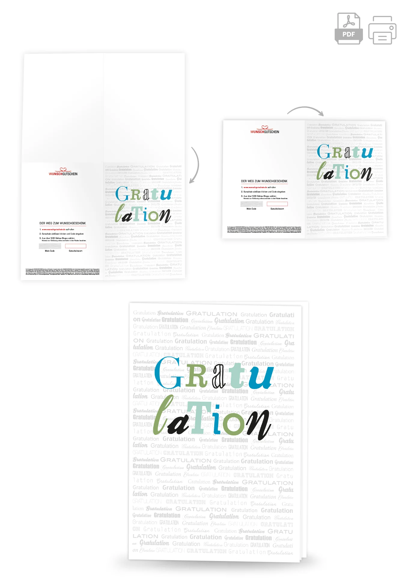Gratulation - Grau - Image 4