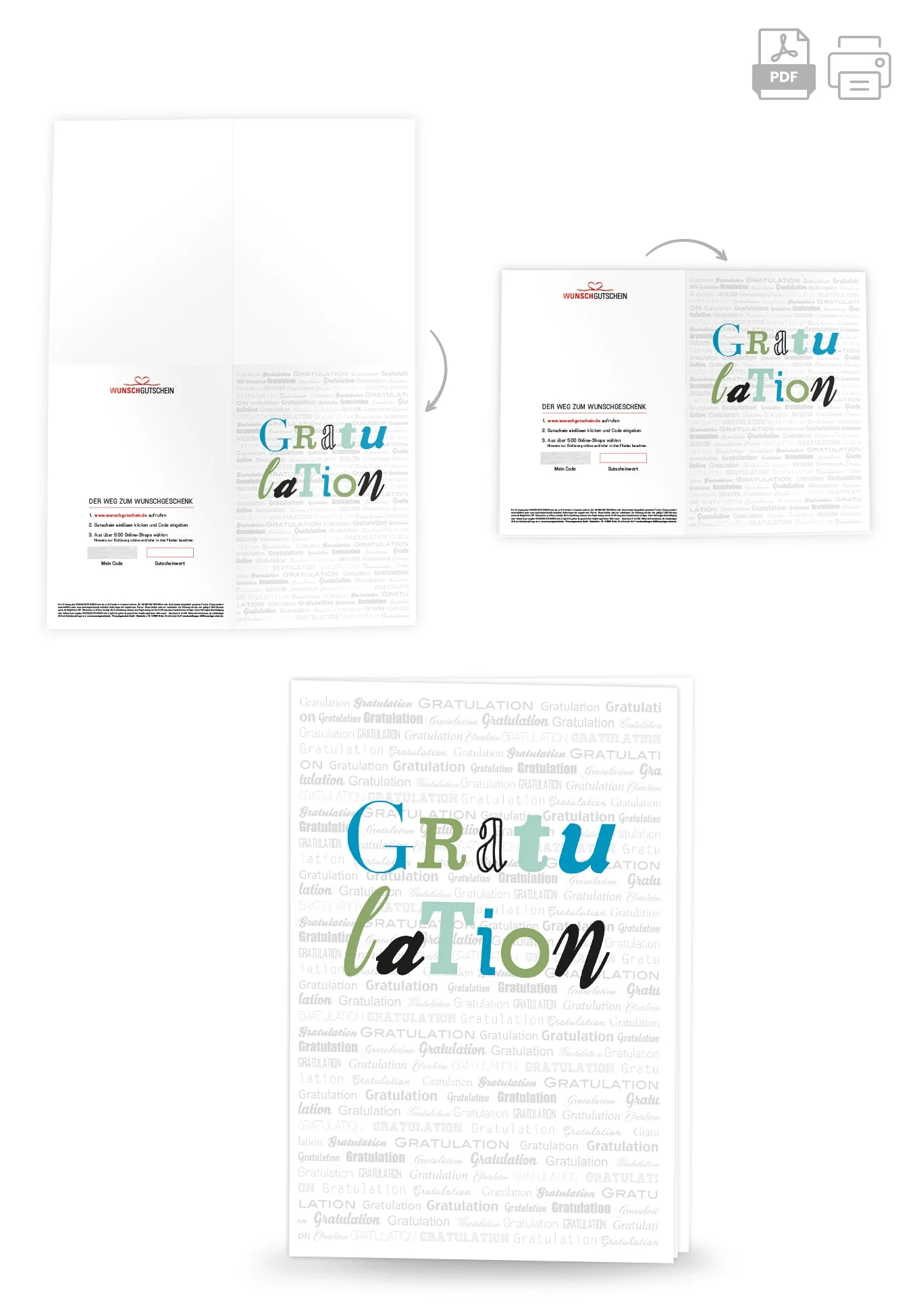 Gratulation - Grau PDF - Image 4