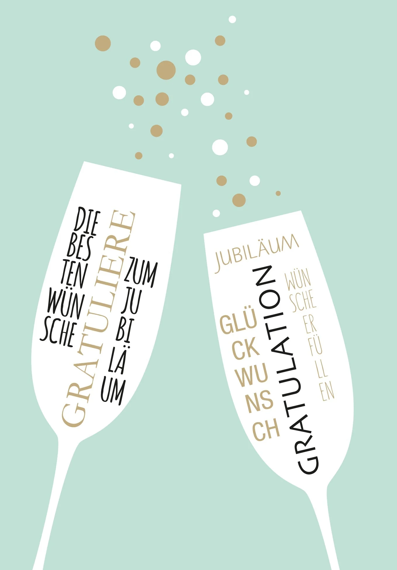 Gratulation - Jubiläum Grün PDF - Image 2