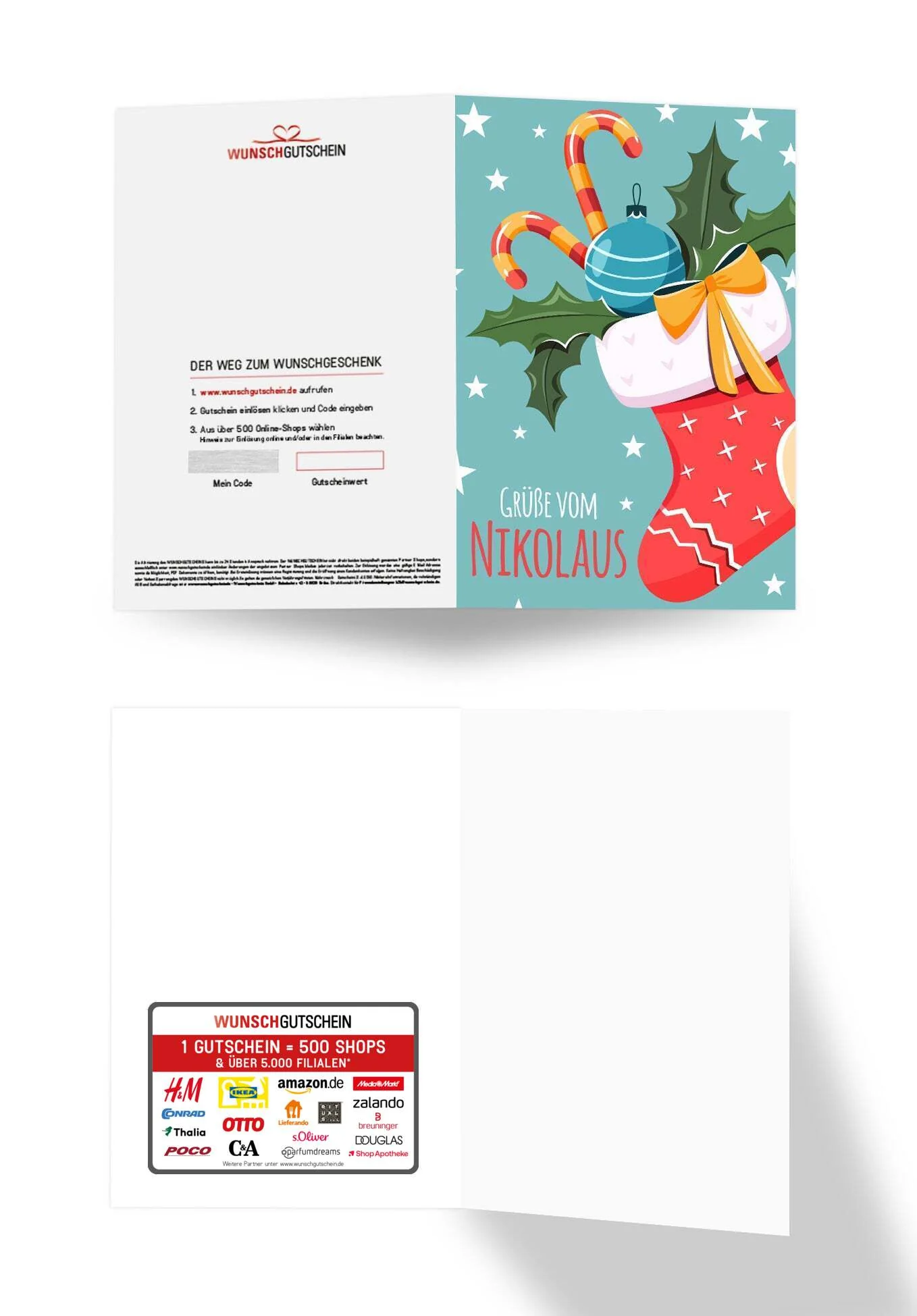 Grüße vom Nikolaus - Strumpf - Image 3