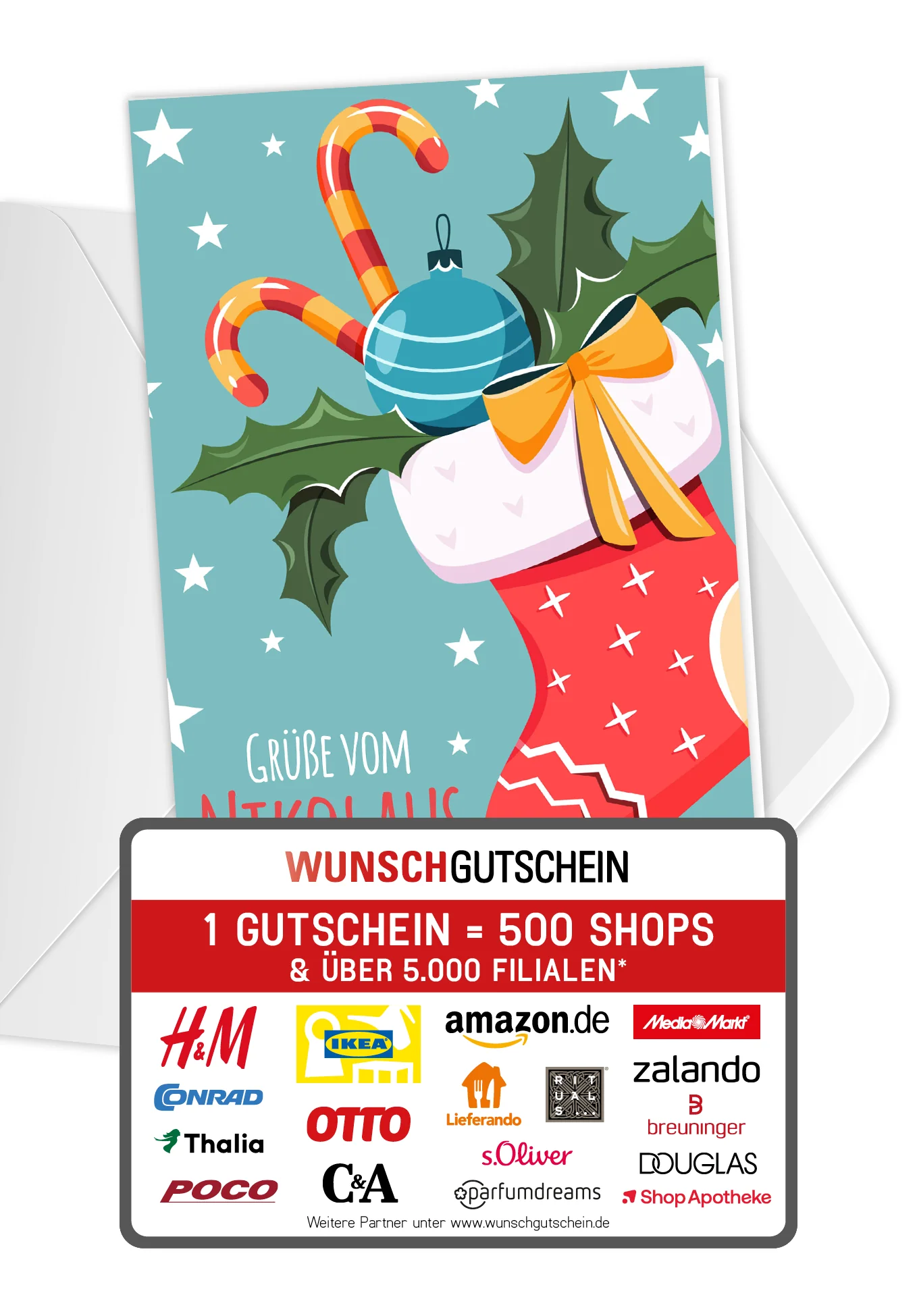 Grüße vom Nikolaus - Strumpf PDF