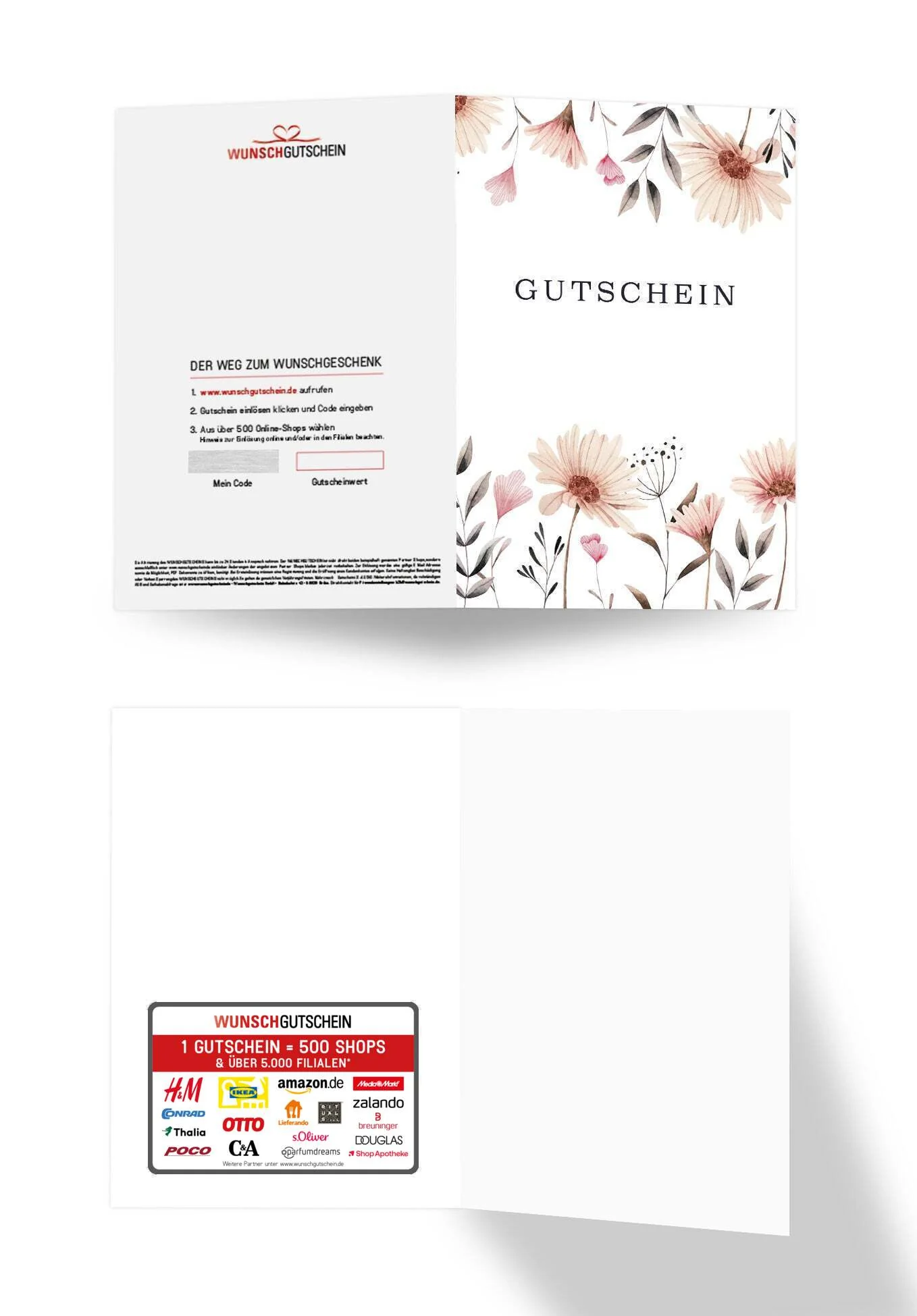 Gutschein - Blumen Weiß PDF - Image 3