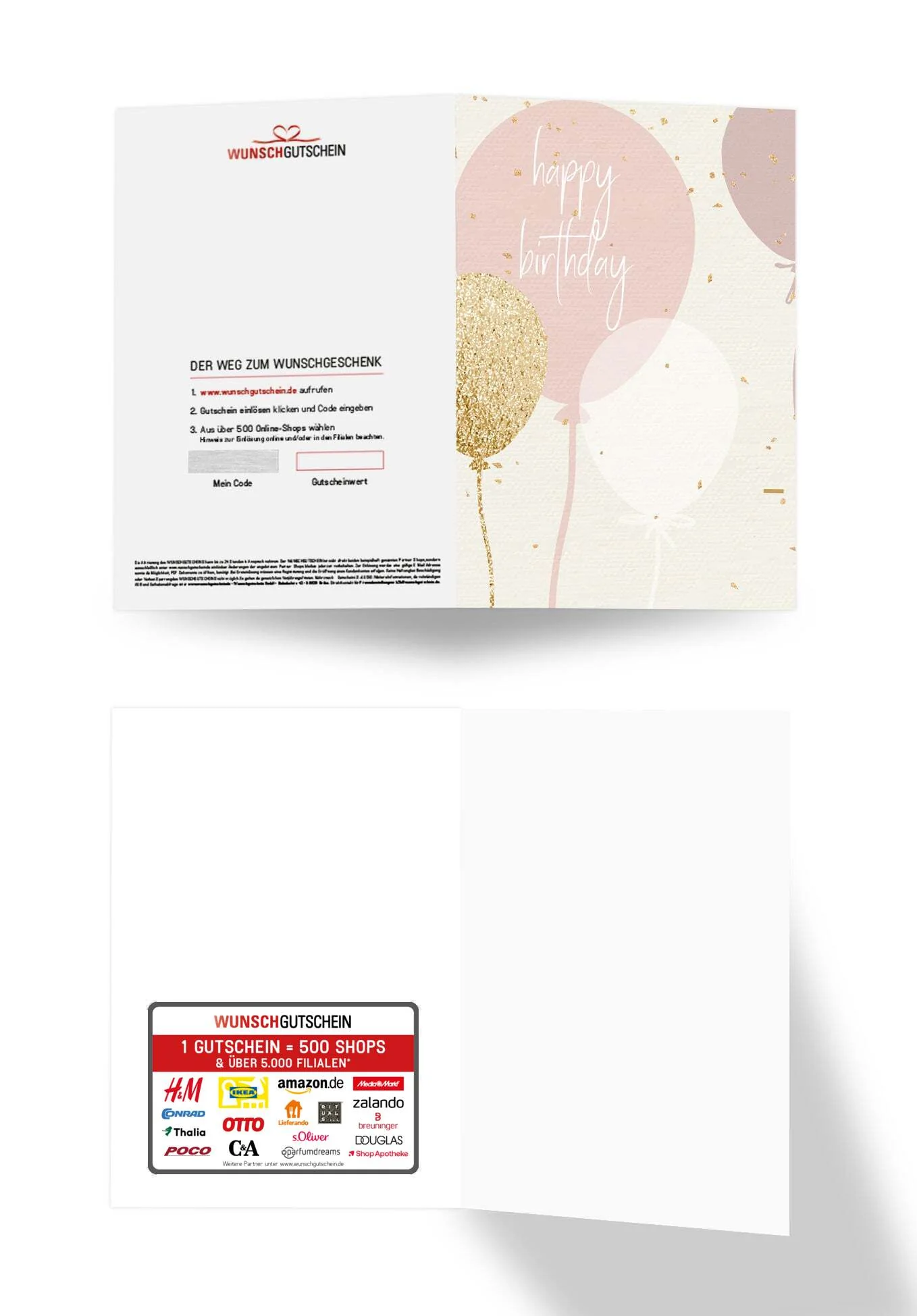 Happy Birthday - Ballons Rosa PDF - Image 3