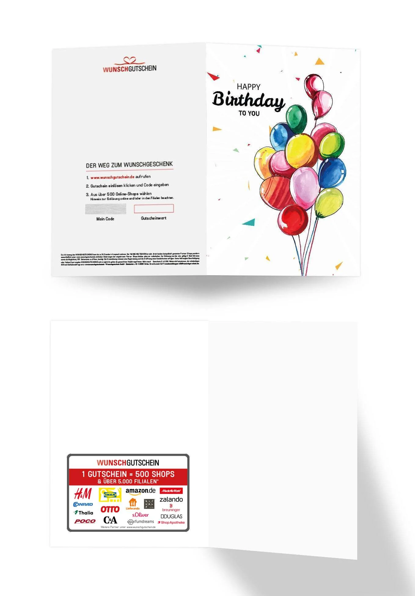 Happy Birthday - Bunte Ballons PDF - Image 3