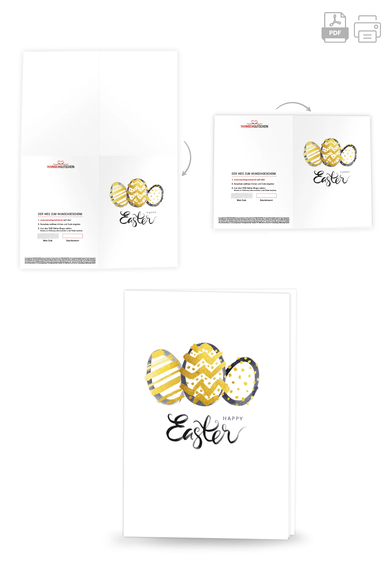 Happy Easter - Osterei Gold - Image 4